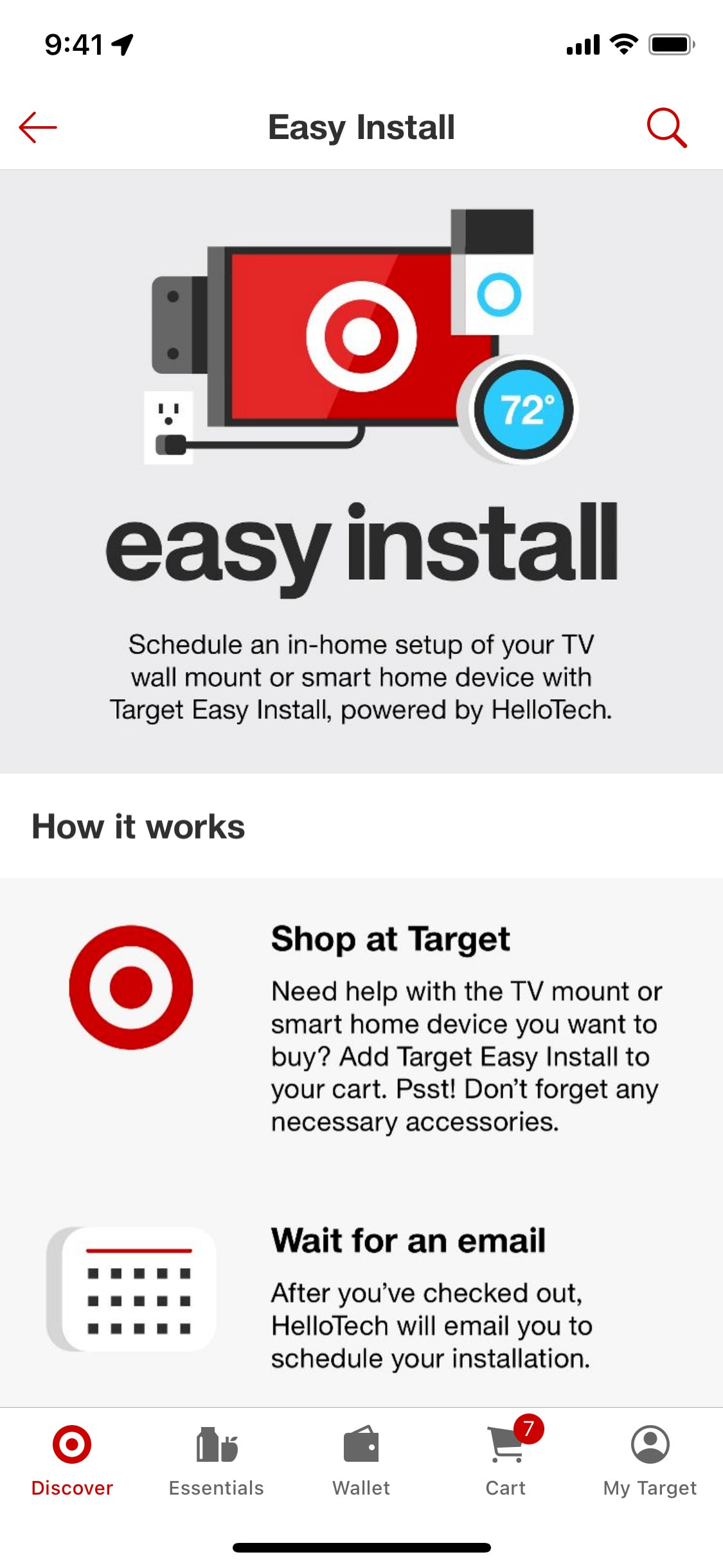 Target iOS screen 652