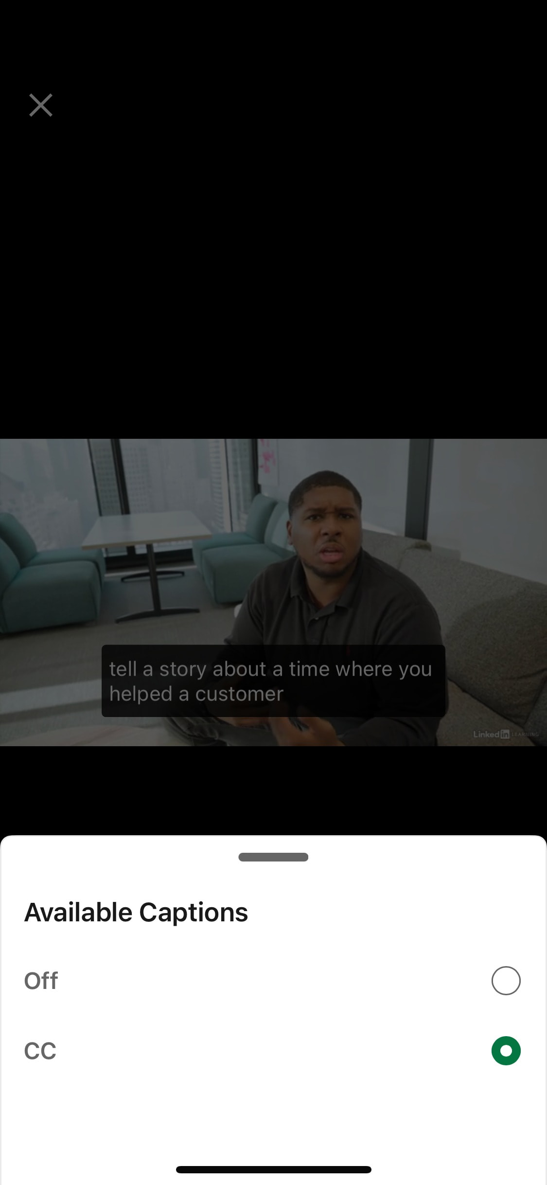 LinkedIn iOS screen 359