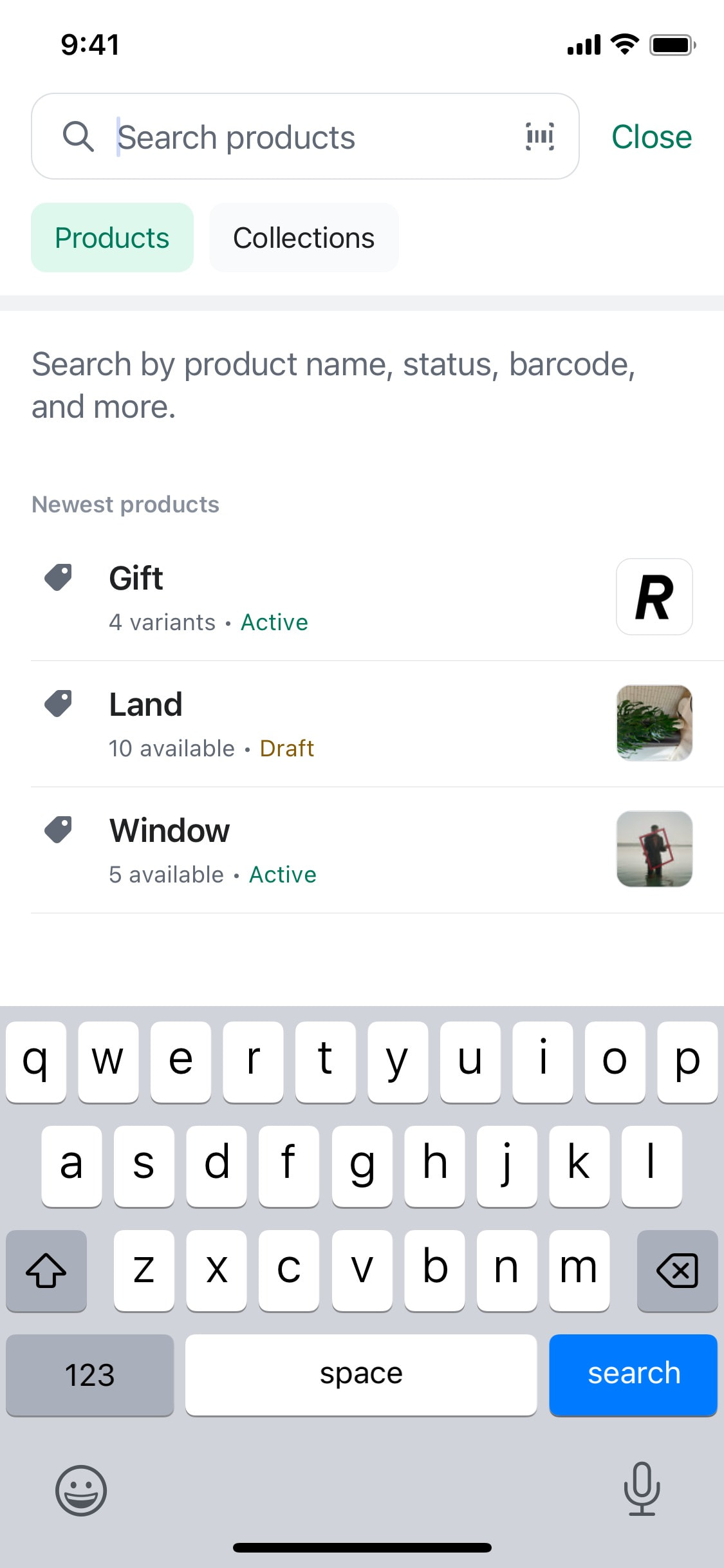 Shopify iOS screen 17