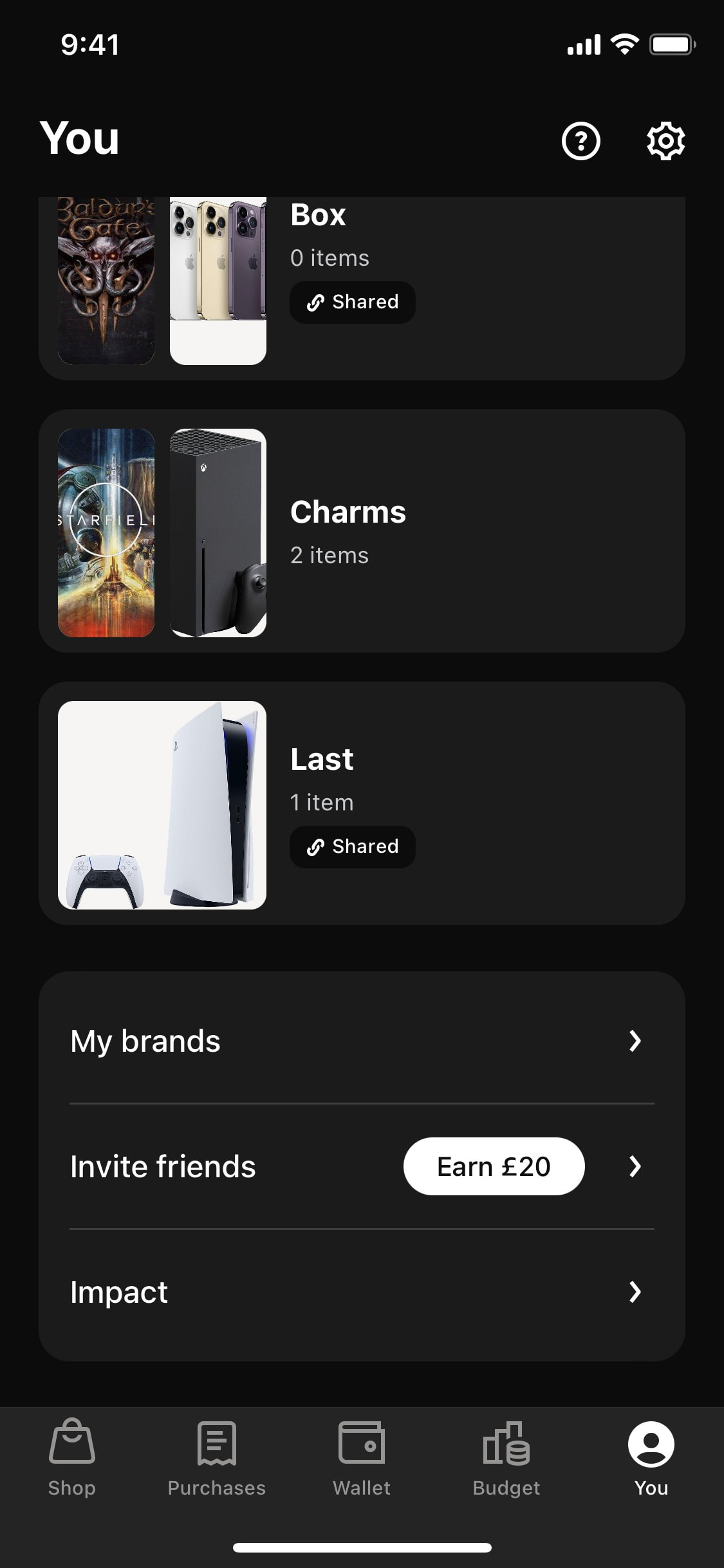 Klarna iOS screen 309