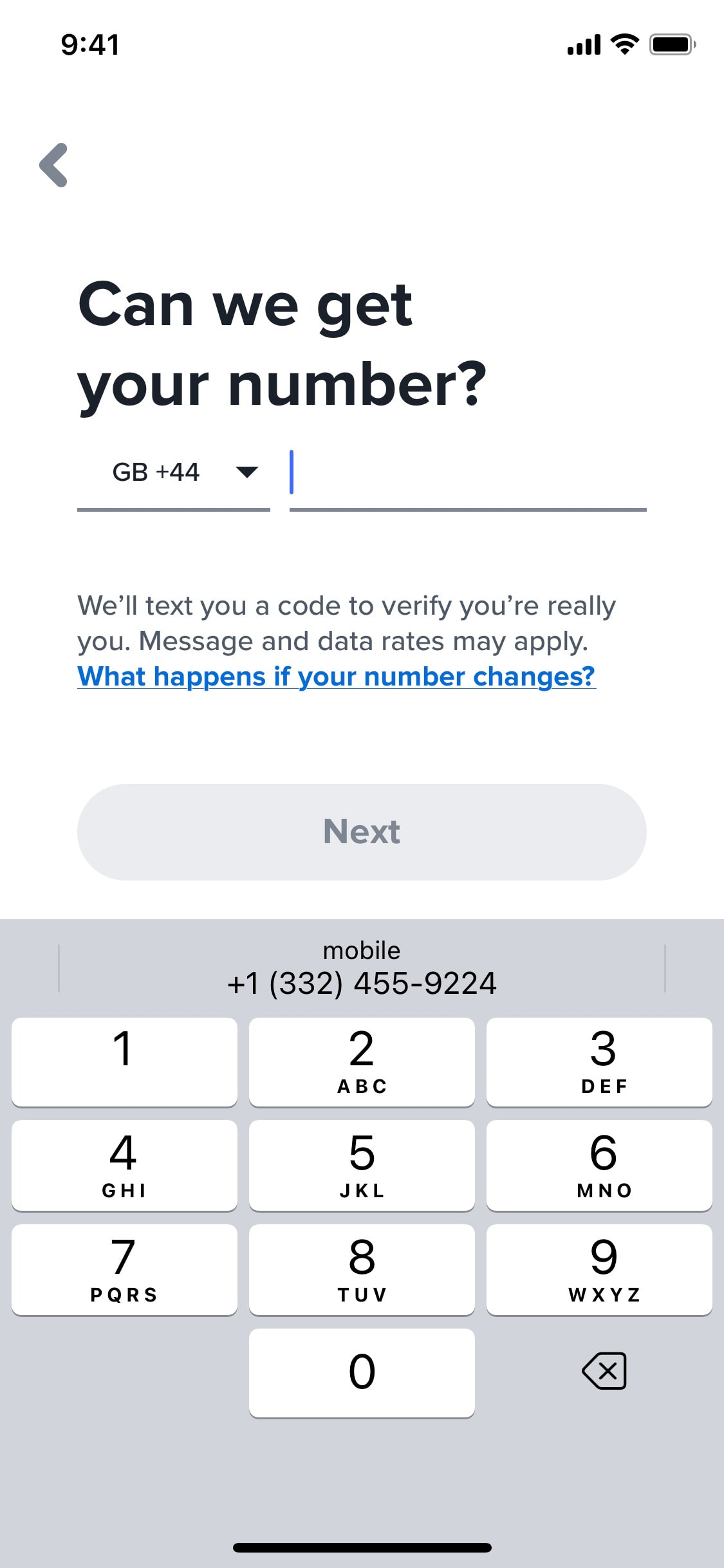 Tinder iOS screen 99