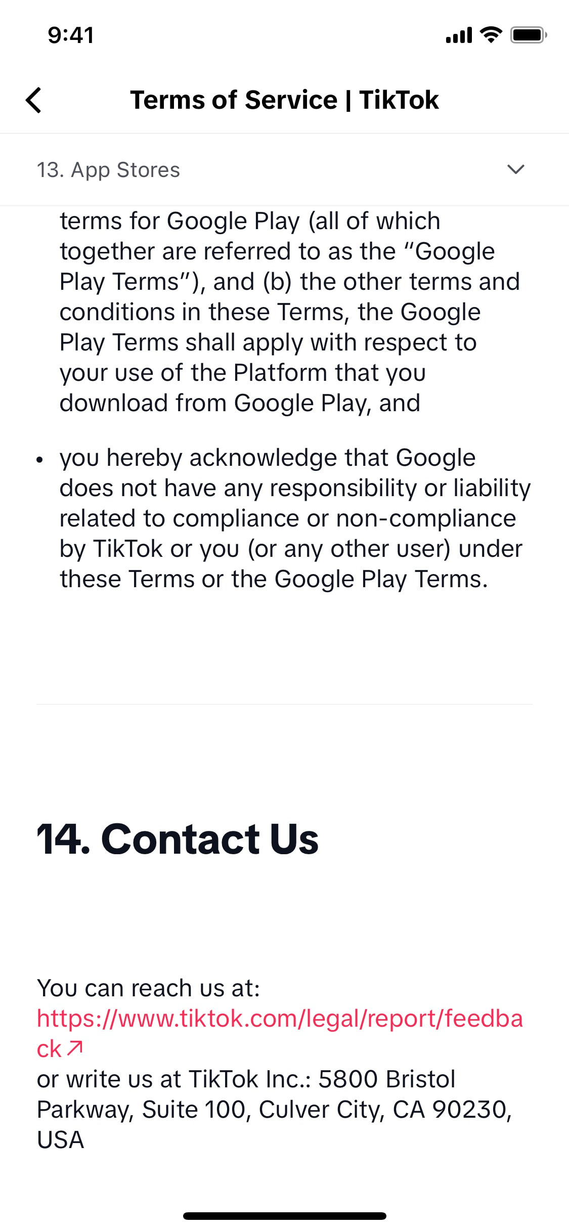 TikTok iOS screen 659