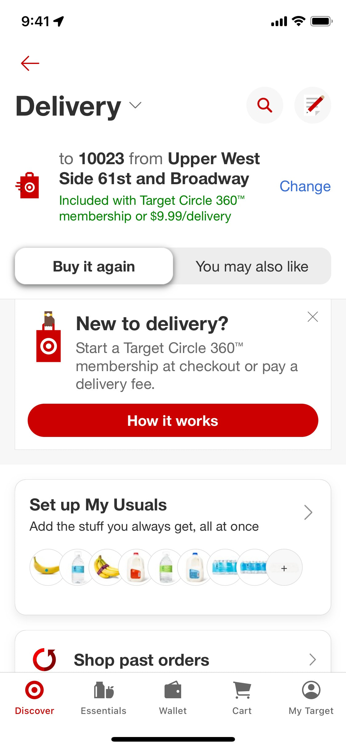 Target iOS screen 463