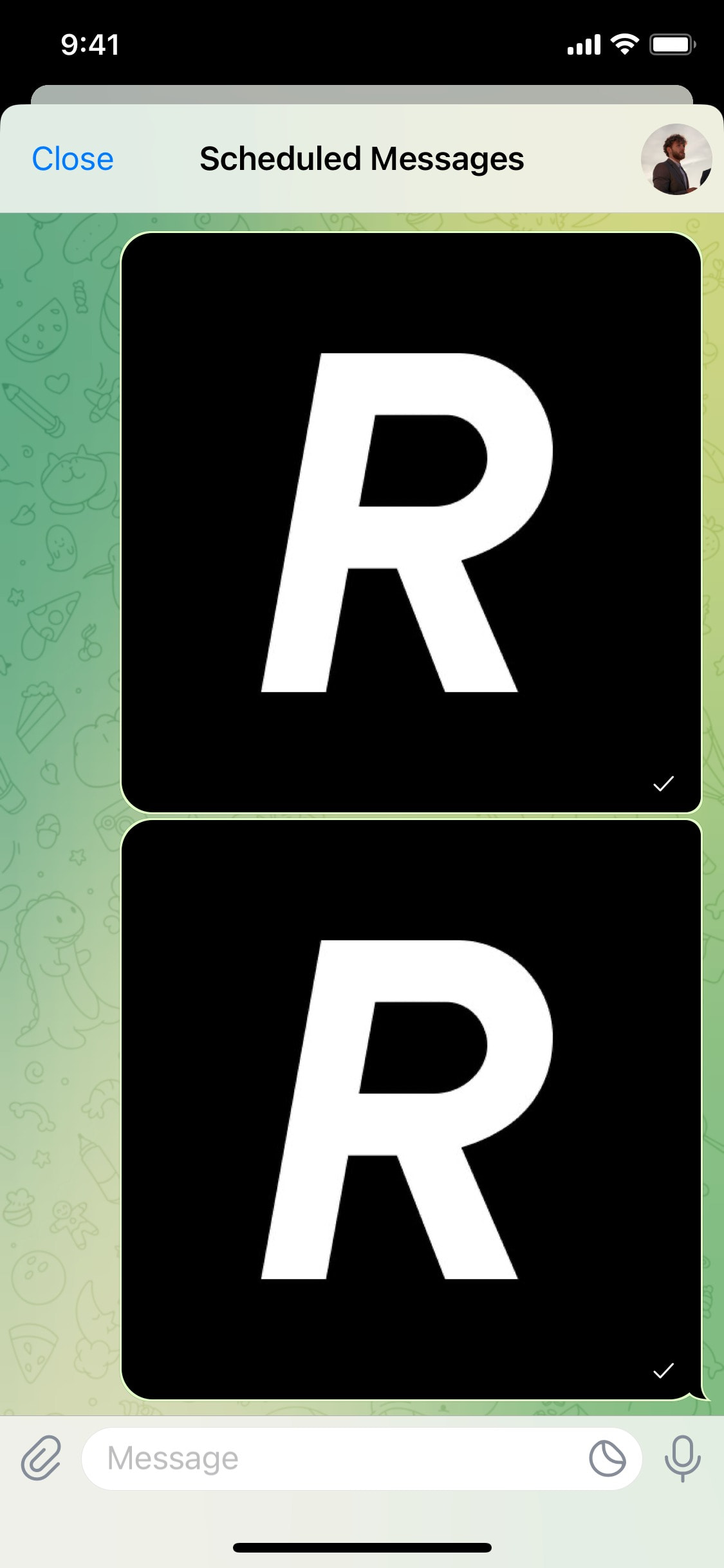 Telegram iOS screen 346