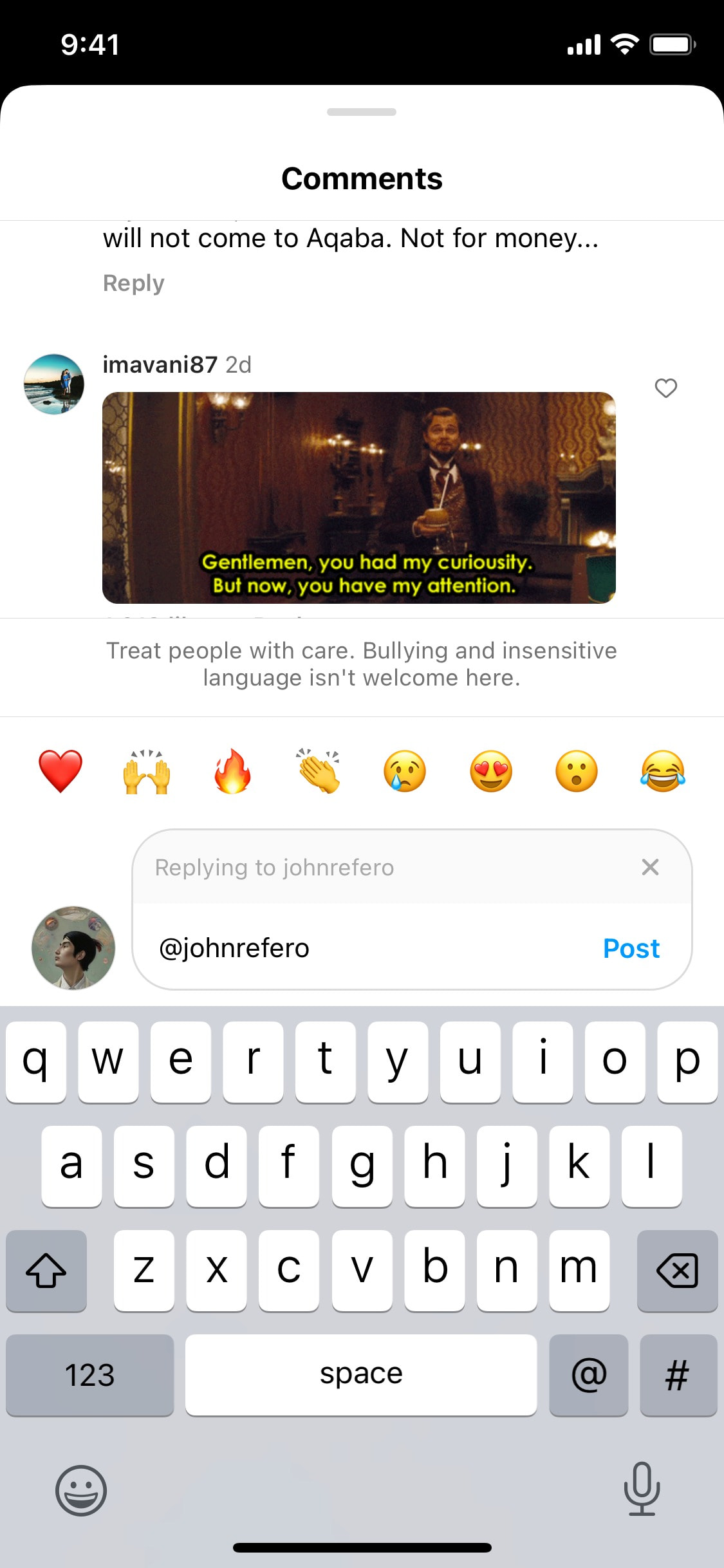 Instagram iOS screen 99