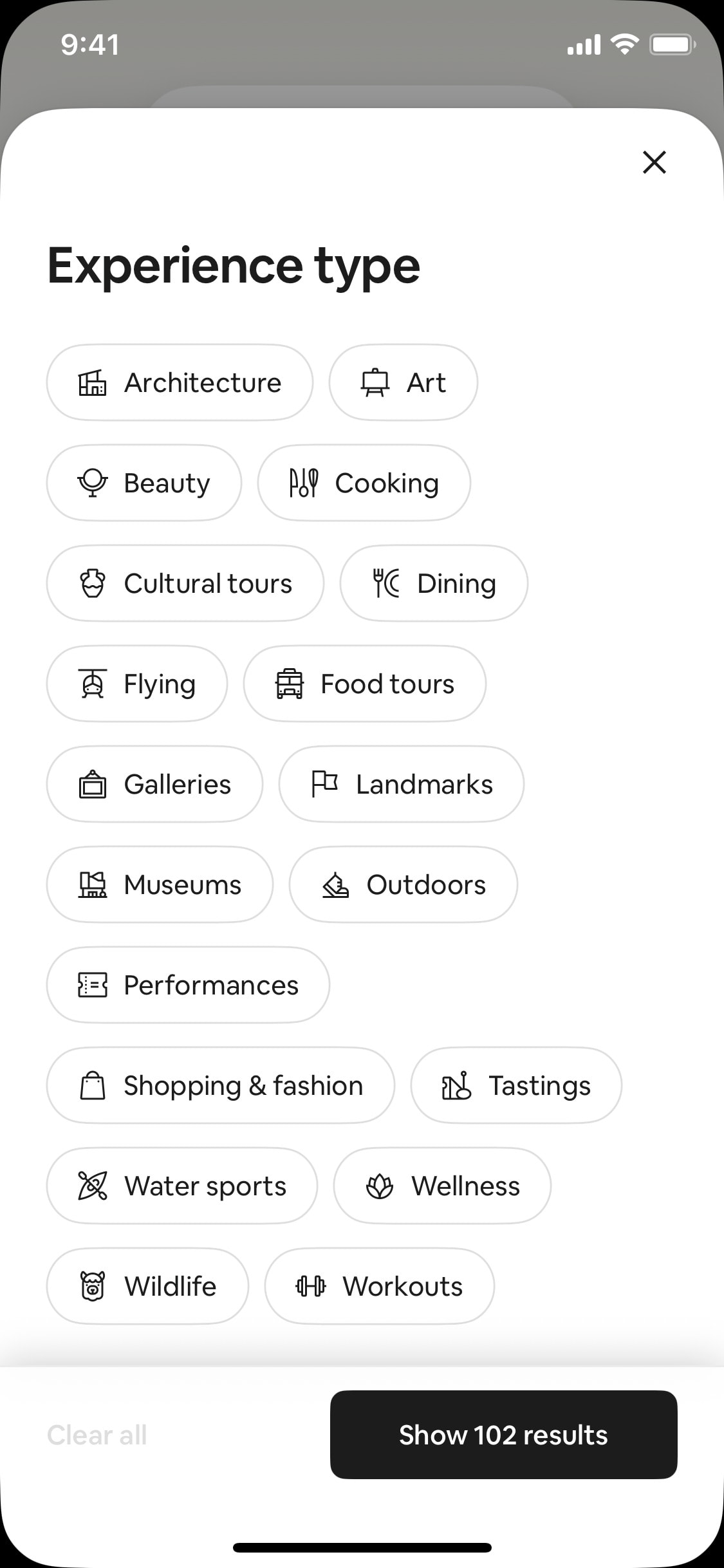 Airbnb iOS screen 323