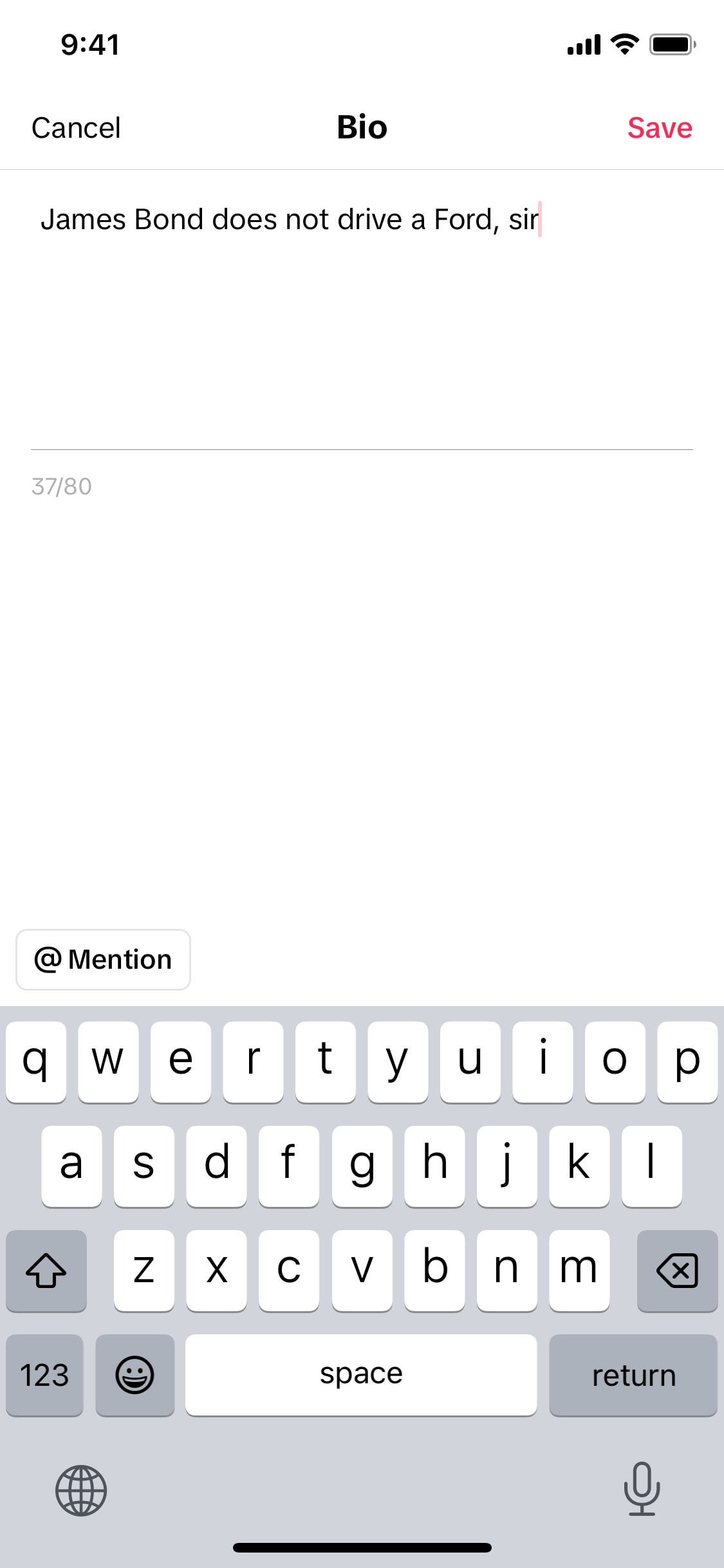 TikTok iOS screen 440