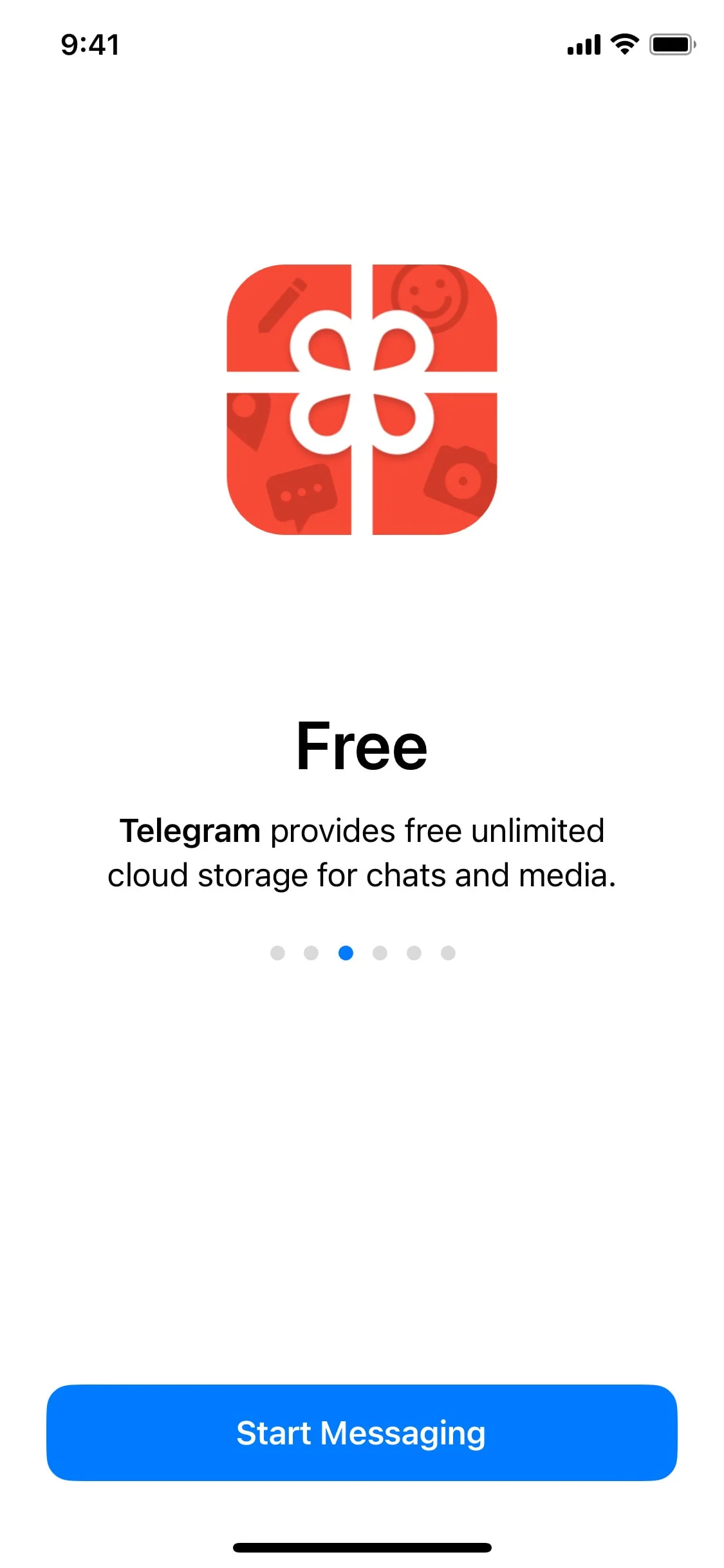 Telegram iOS screen 2