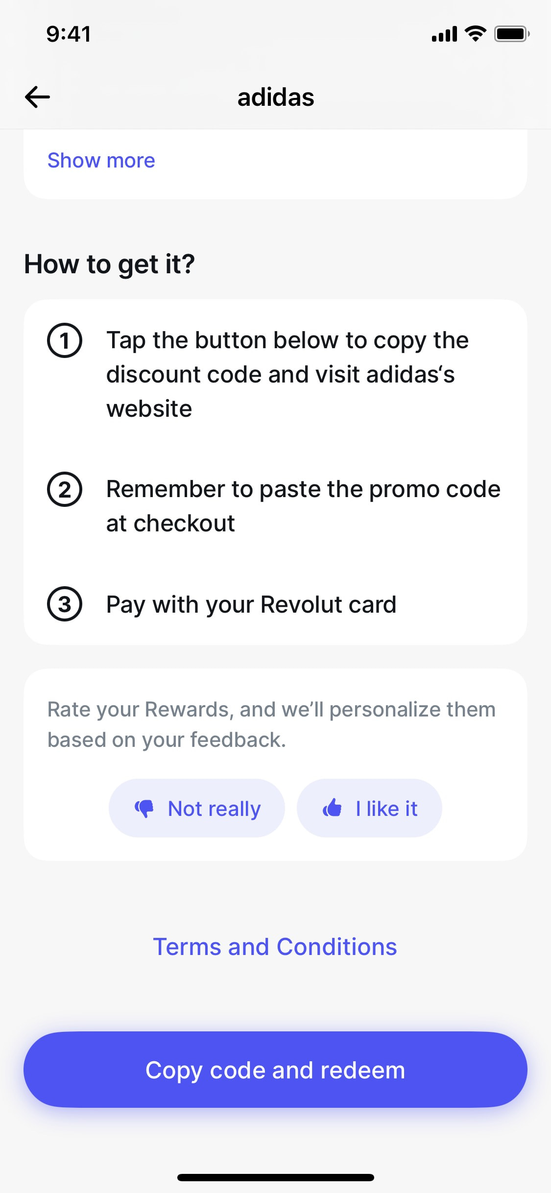 Revolut iOS screen 523
