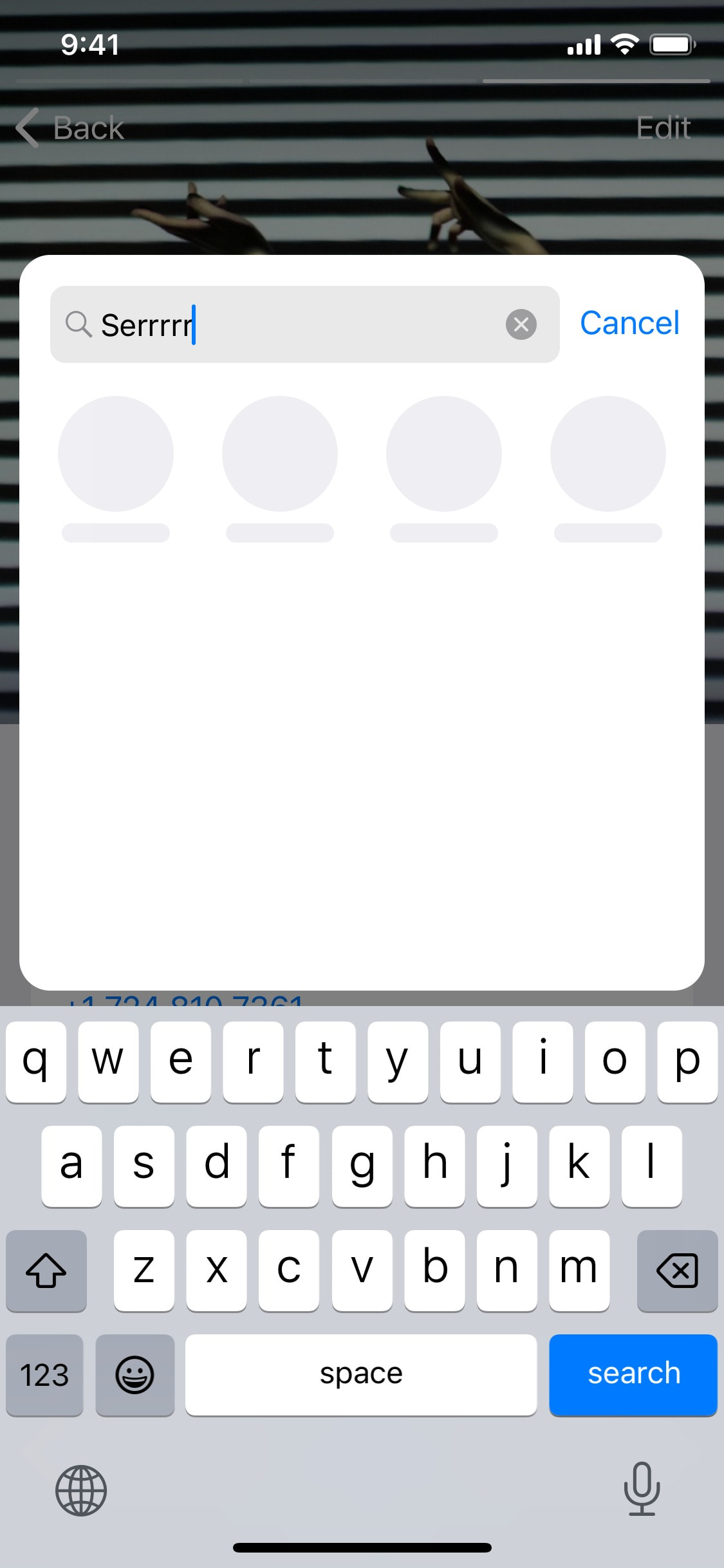 Telegram iOS screen 136