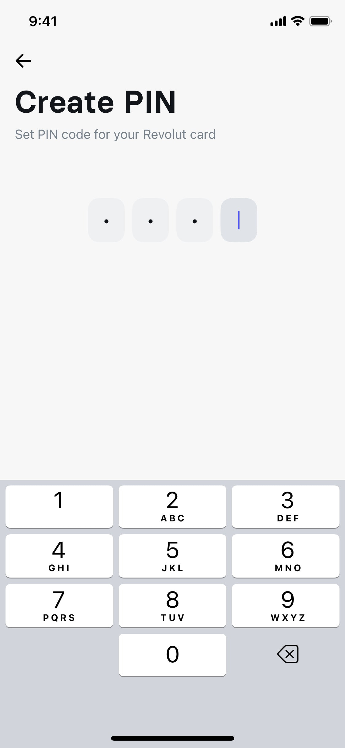 Revolut iOS screen 322