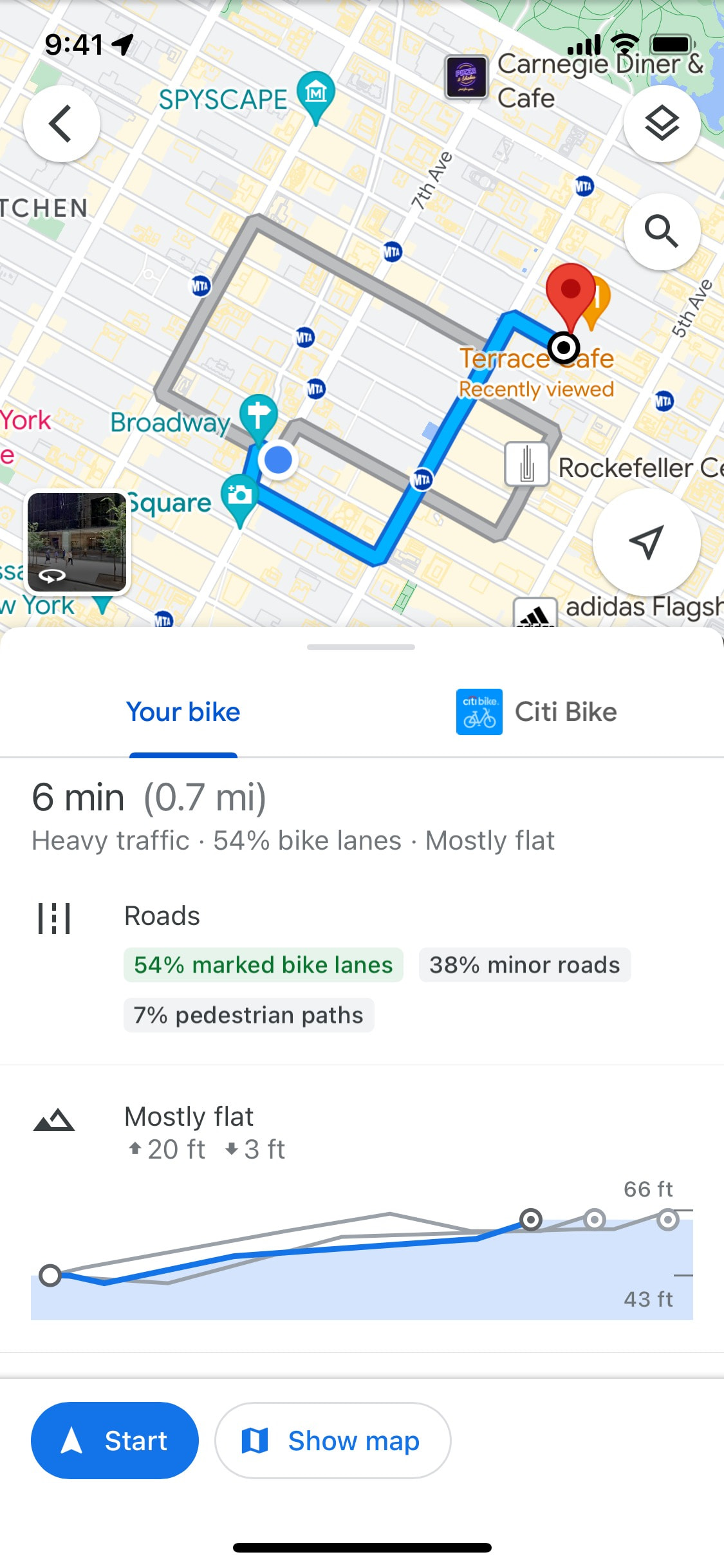 Google Maps iOS screen 358