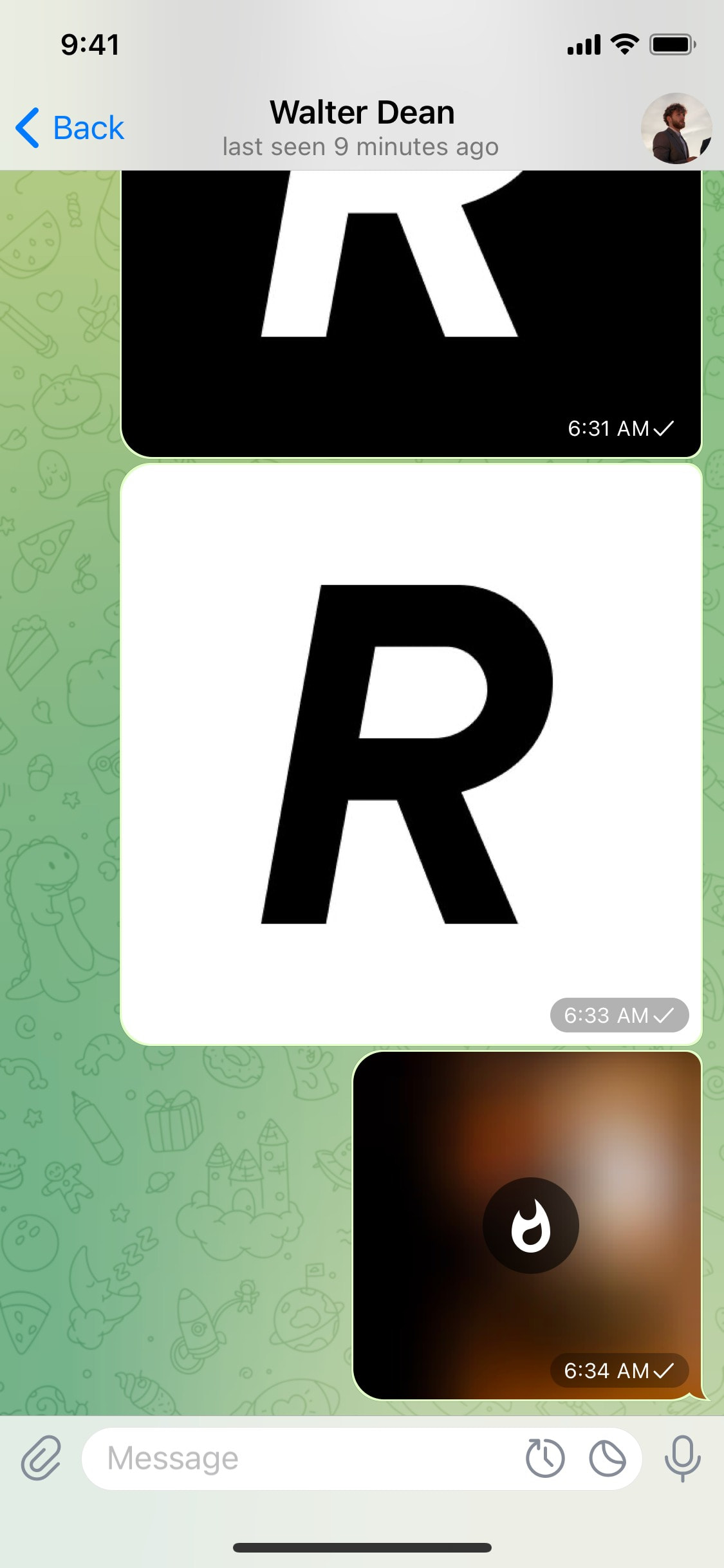Telegram iOS screen 629