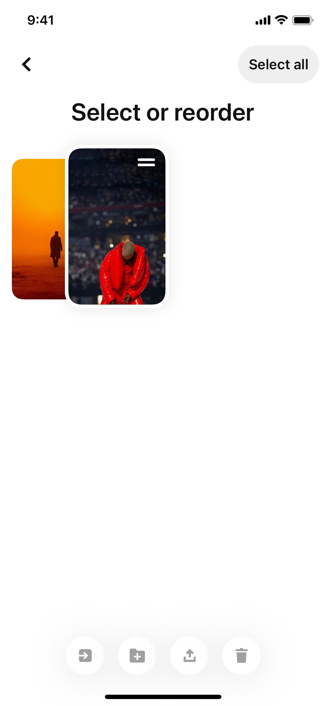 Pinterest iOS screen 282