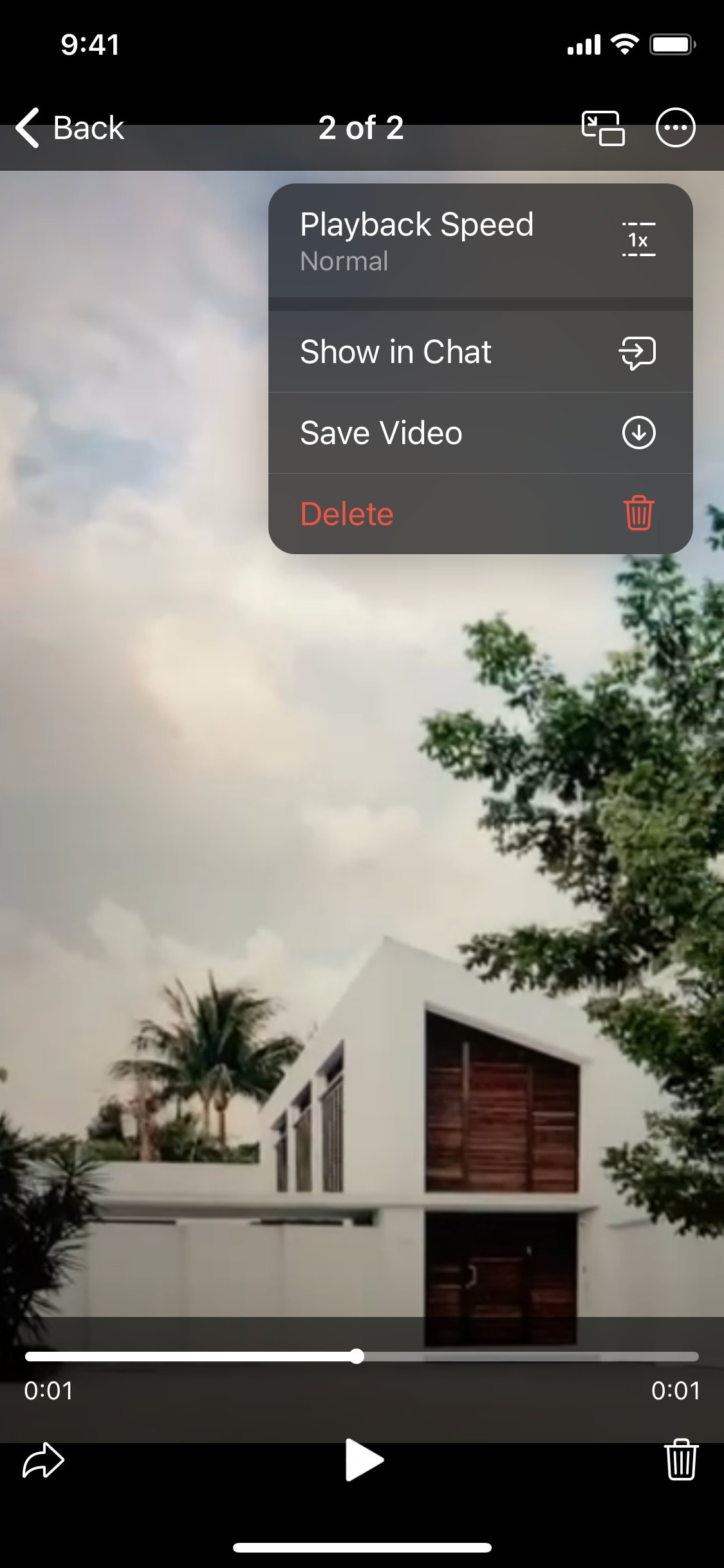 Telegram iOS screen 726