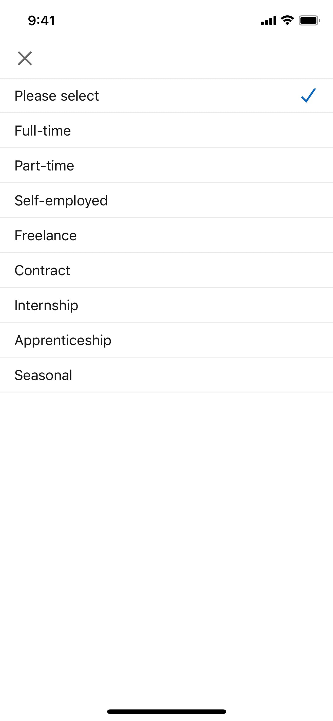 LinkedIn iOS screen 64