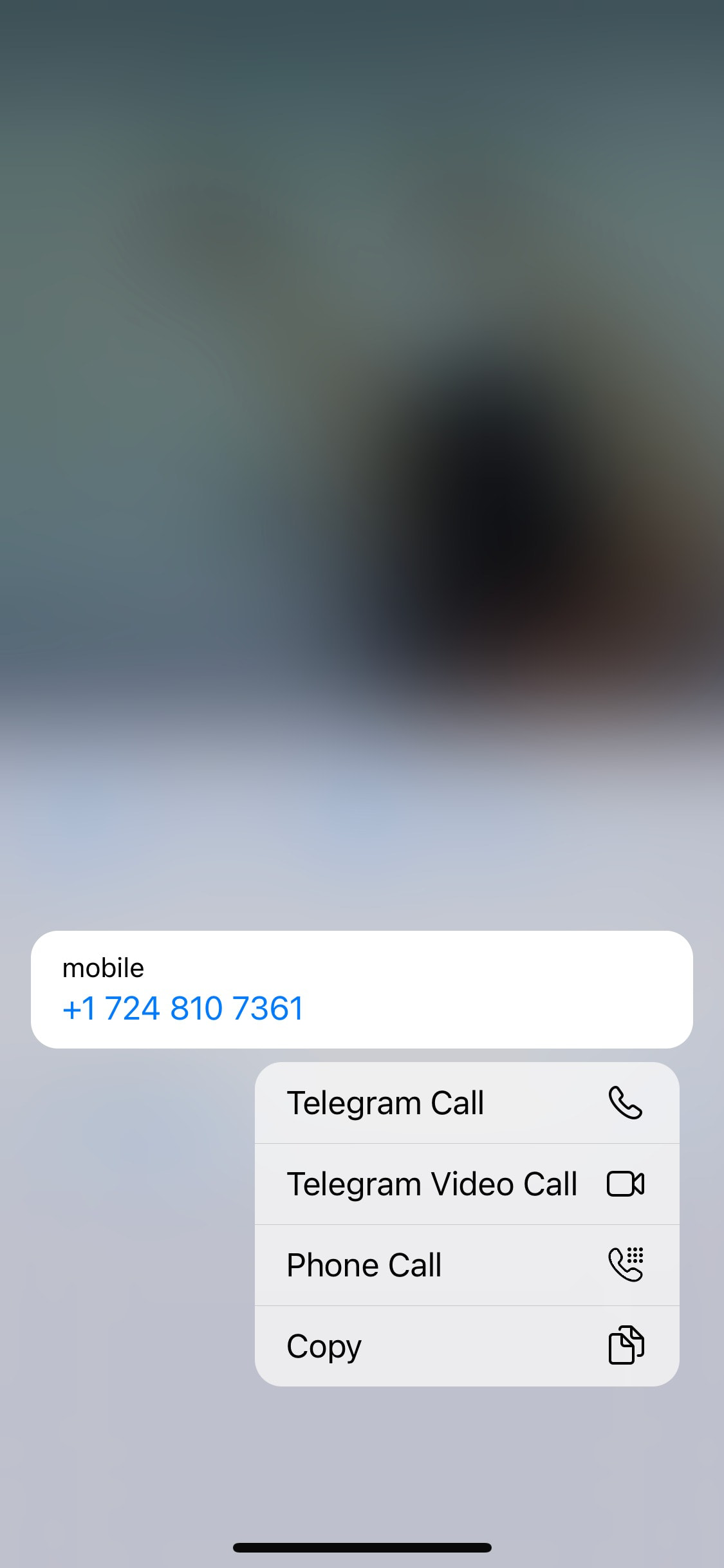 Telegram iOS screen 246