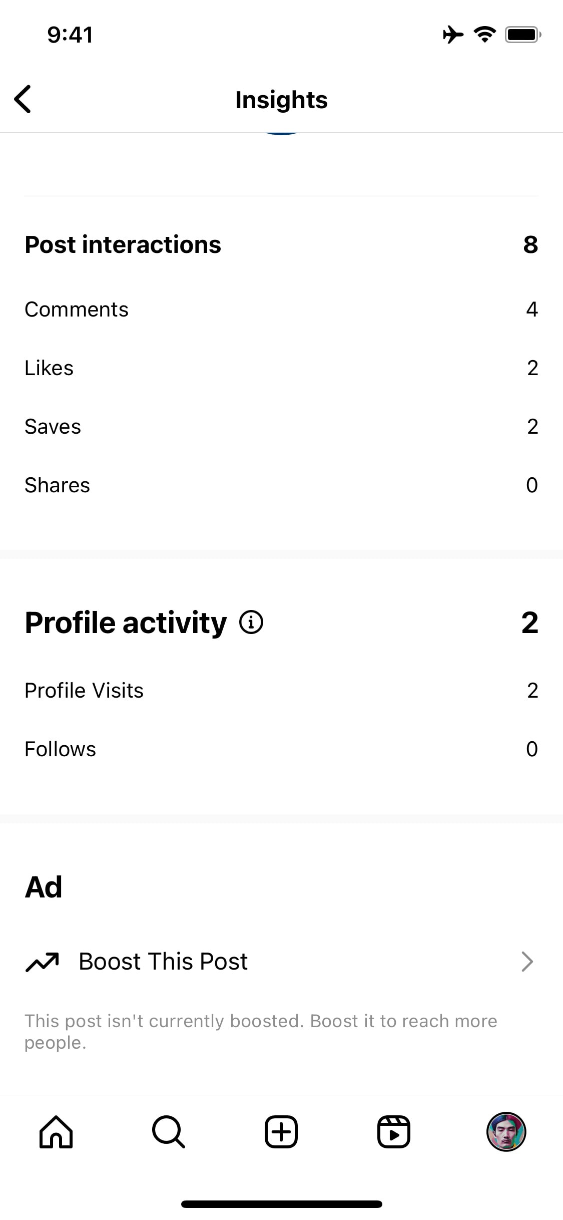Instagram iOS screen 110