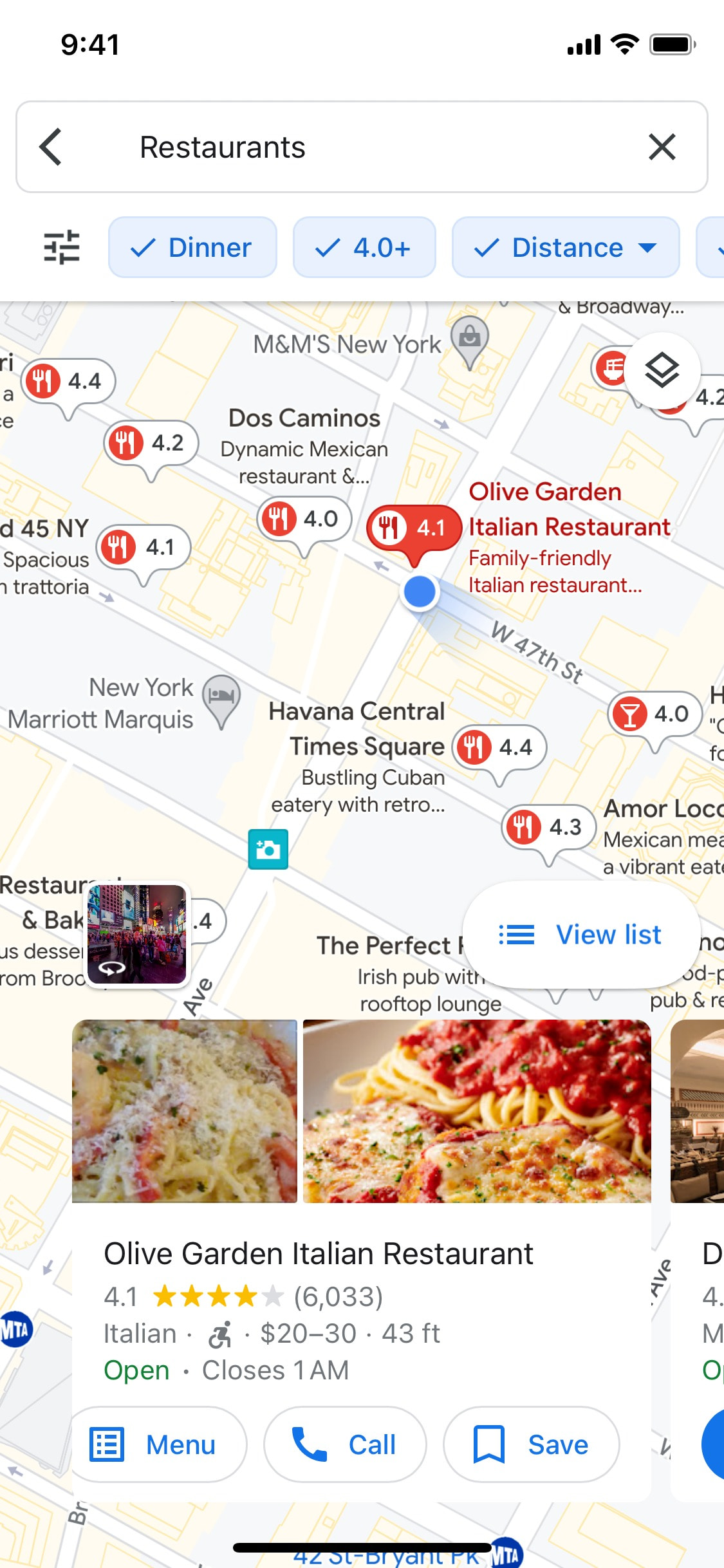 Google Maps iOS screen 183
