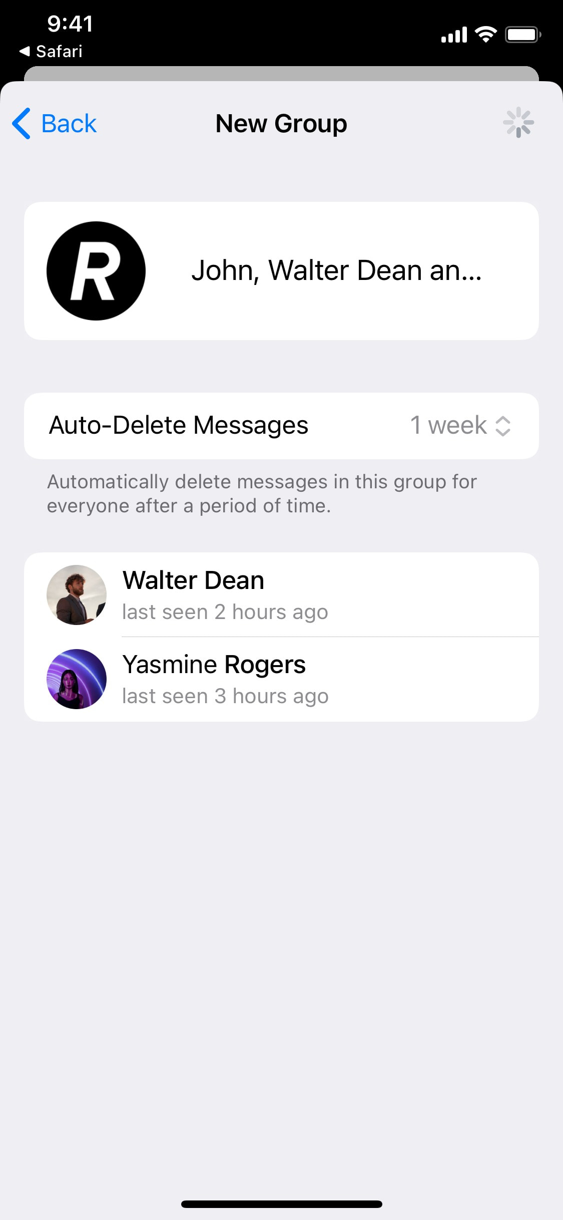 Telegram iOS screen 559