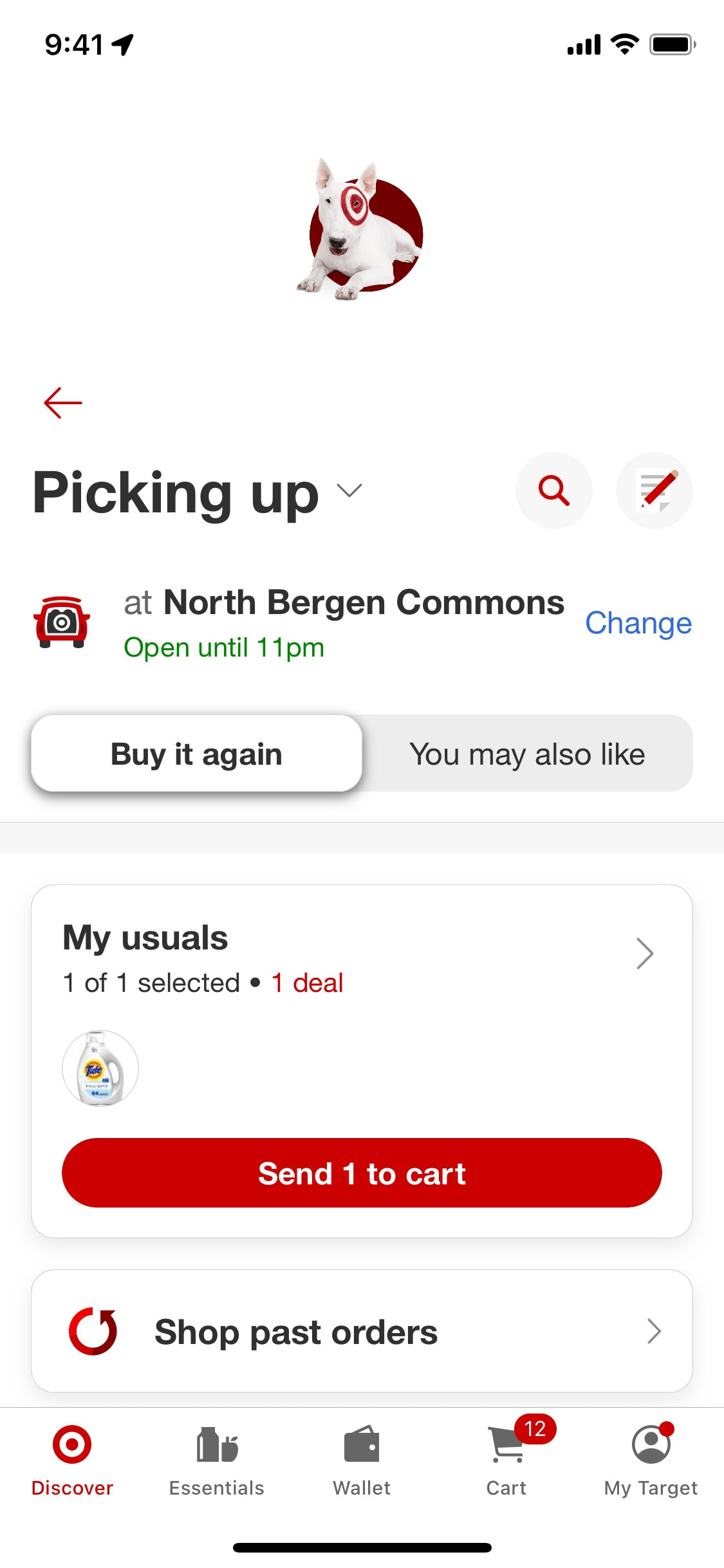 Target iOS screen 253