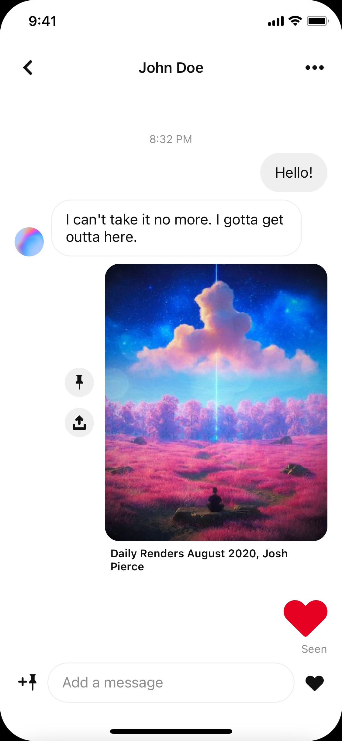 Pinterest iOS screen 407