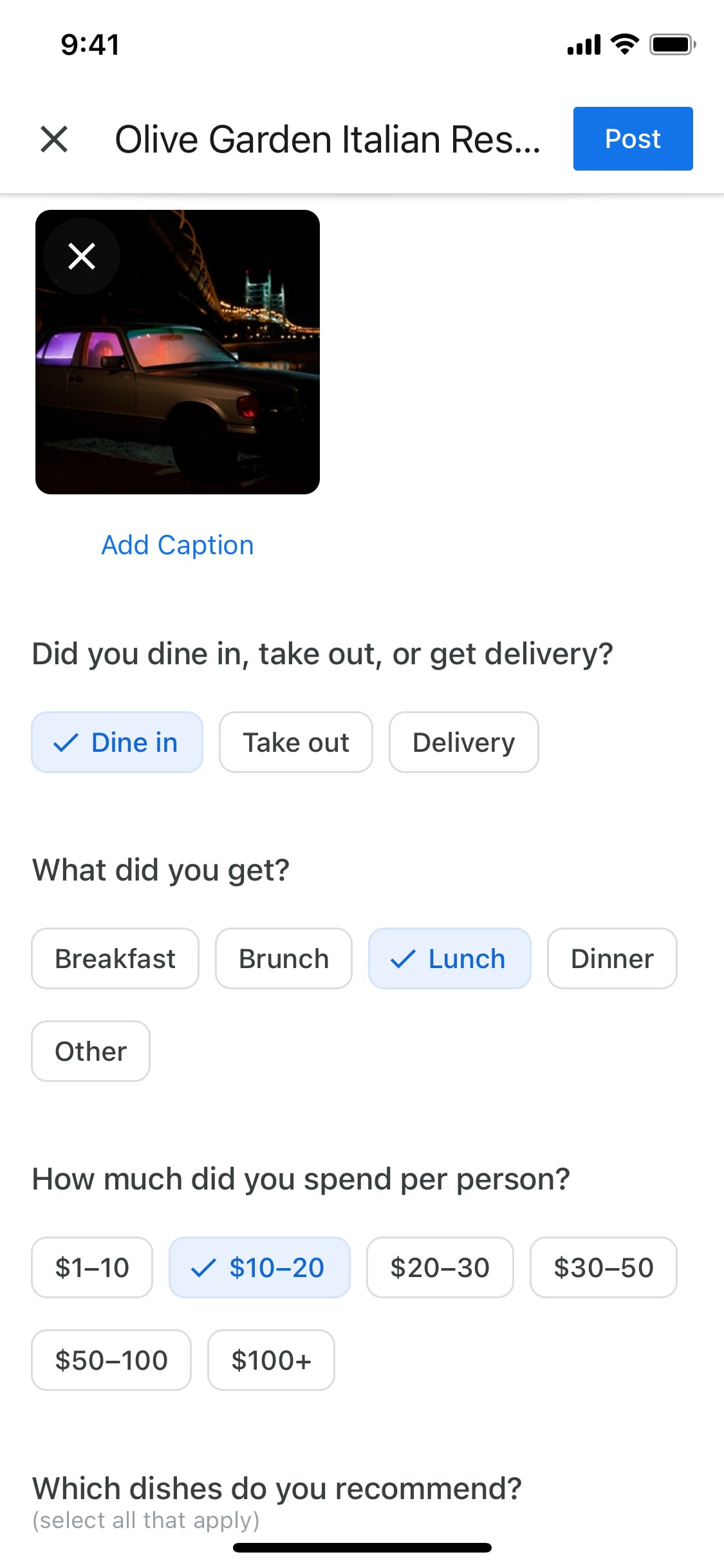 Google Maps iOS screen 124