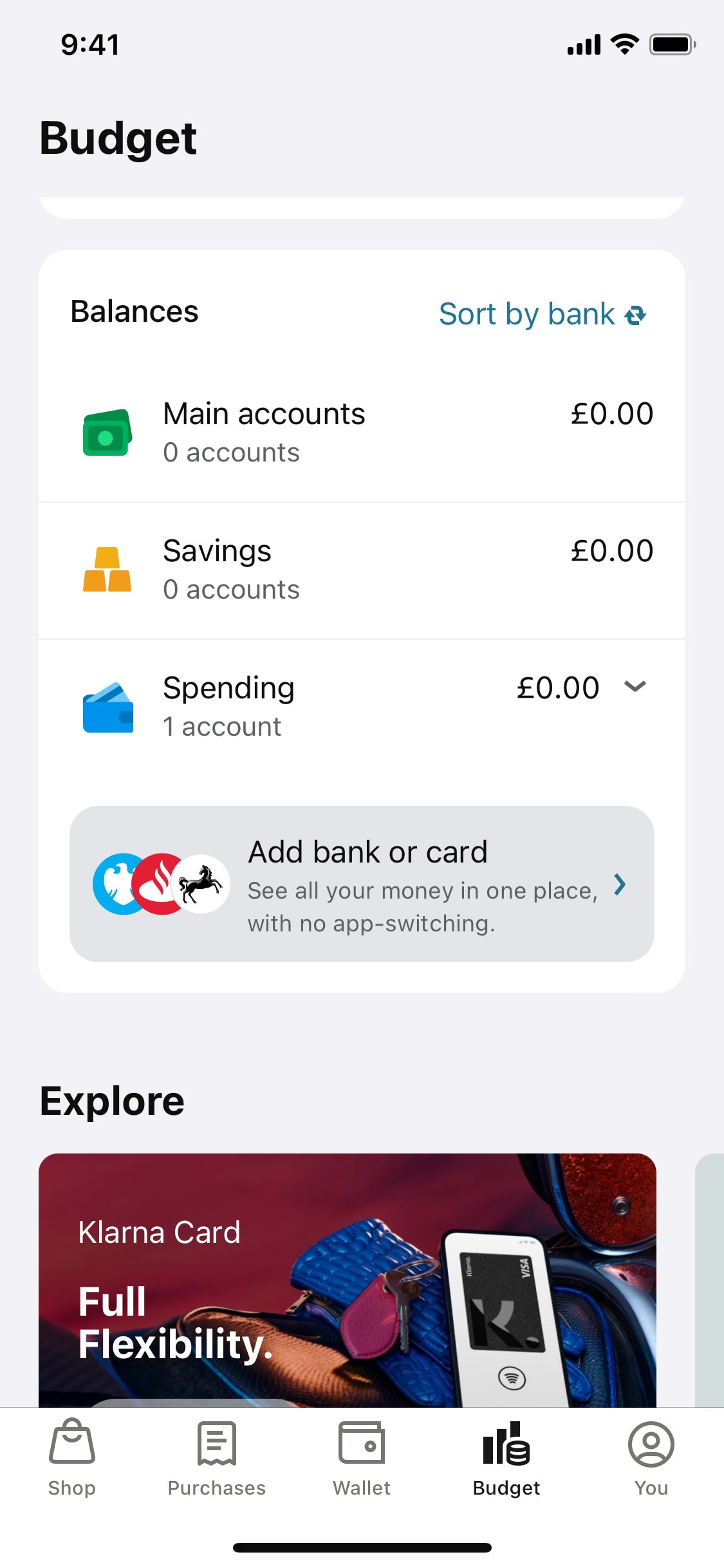 Klarna iOS screen 153