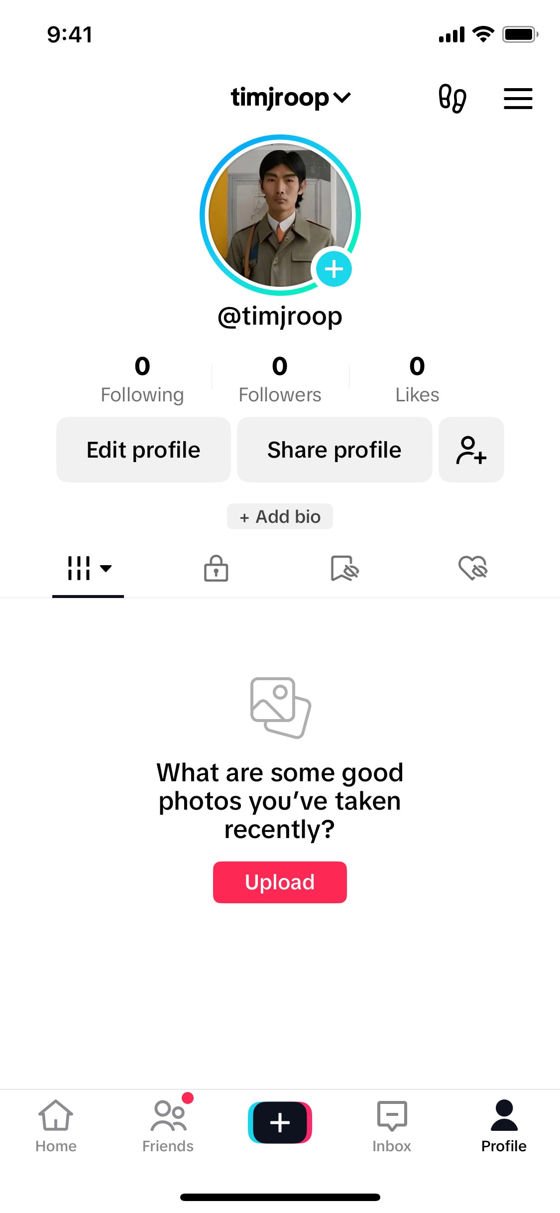 TikTok iOS screen 84