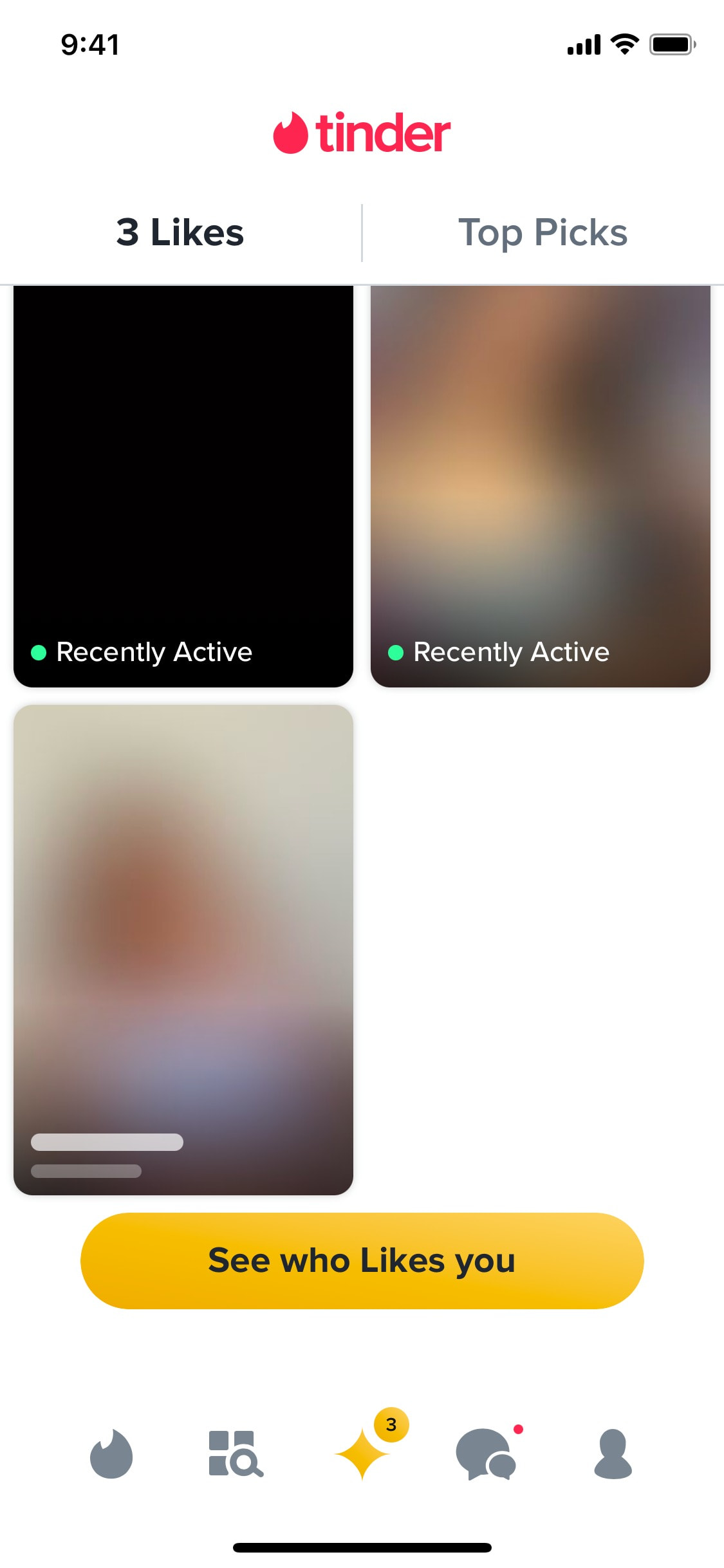 Tinder iOS screen 83