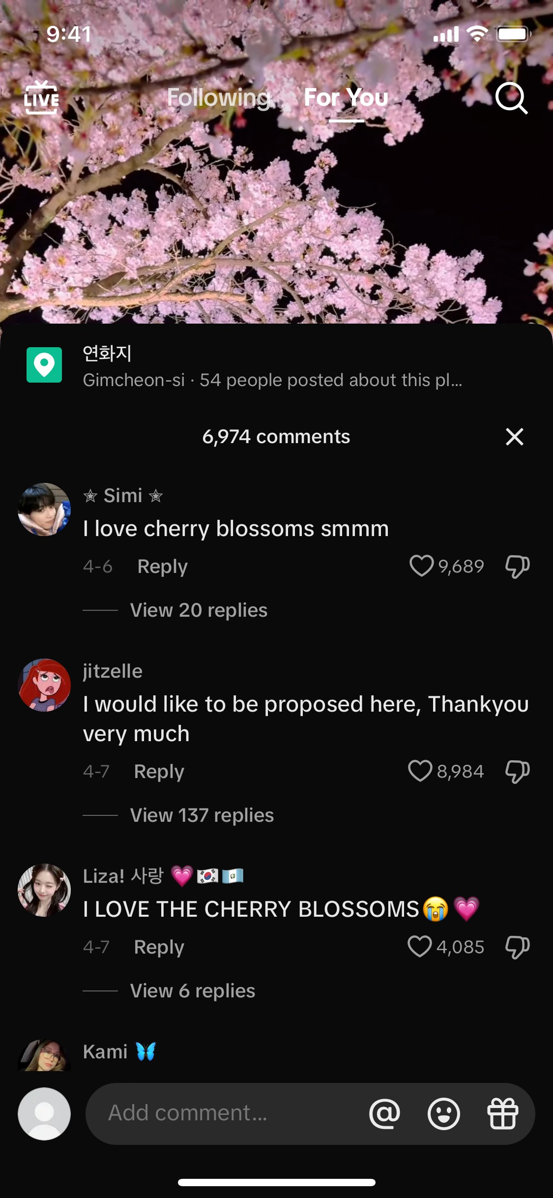TikTok iOS screen 812