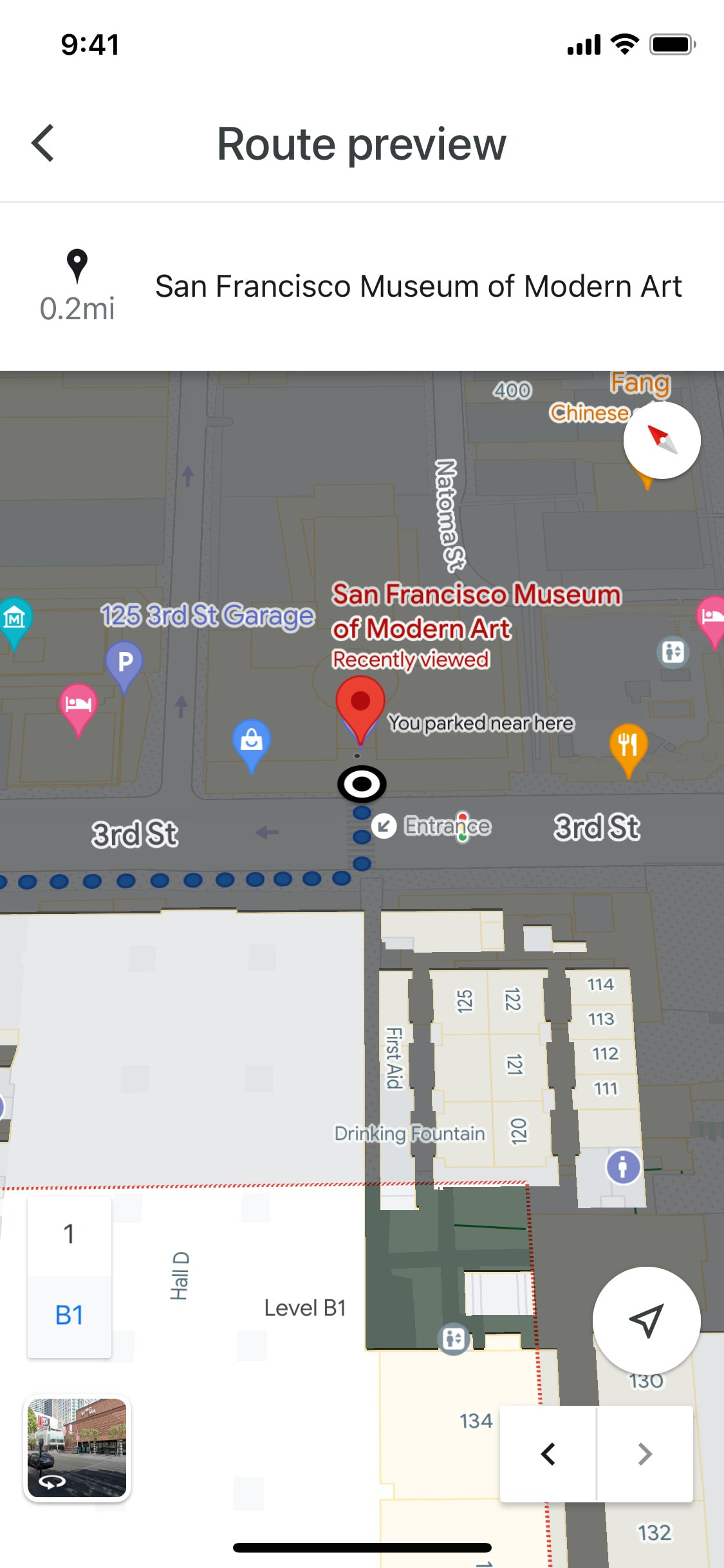 Google Maps iOS screen 648