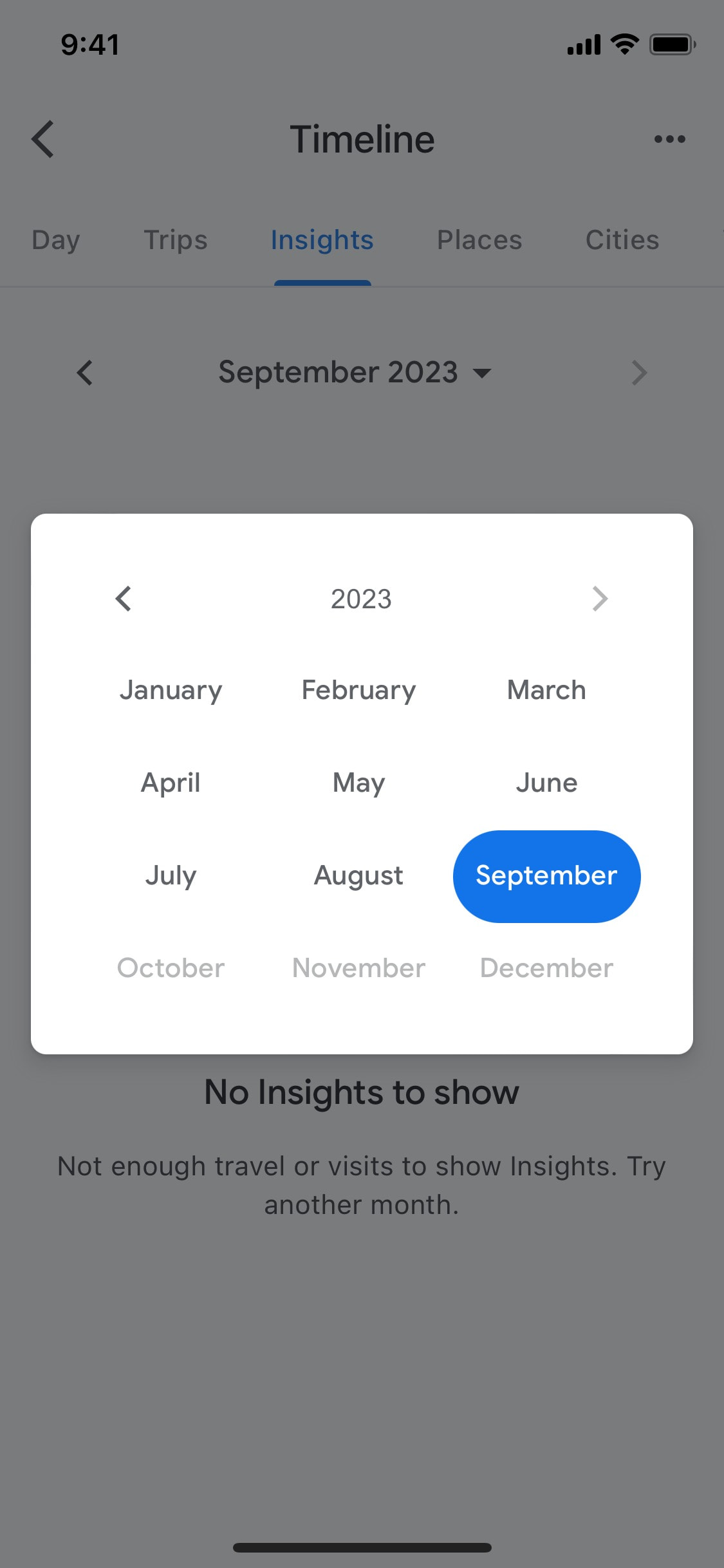 Google Maps iOS screen 369