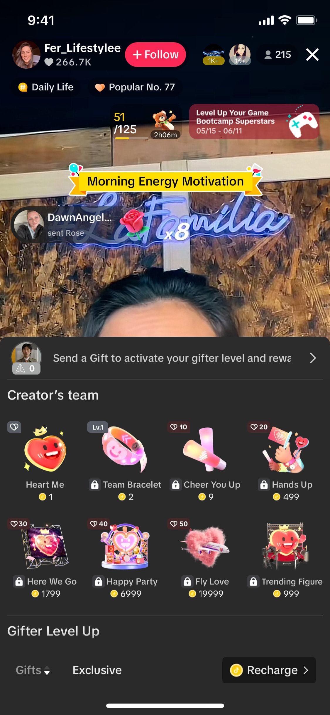 TikTok iOS screen 830