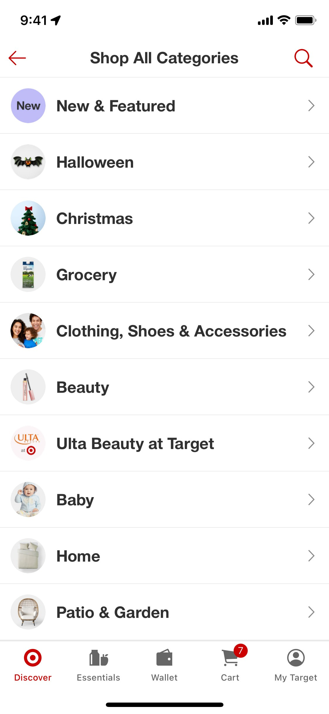 Target iOS screen 22