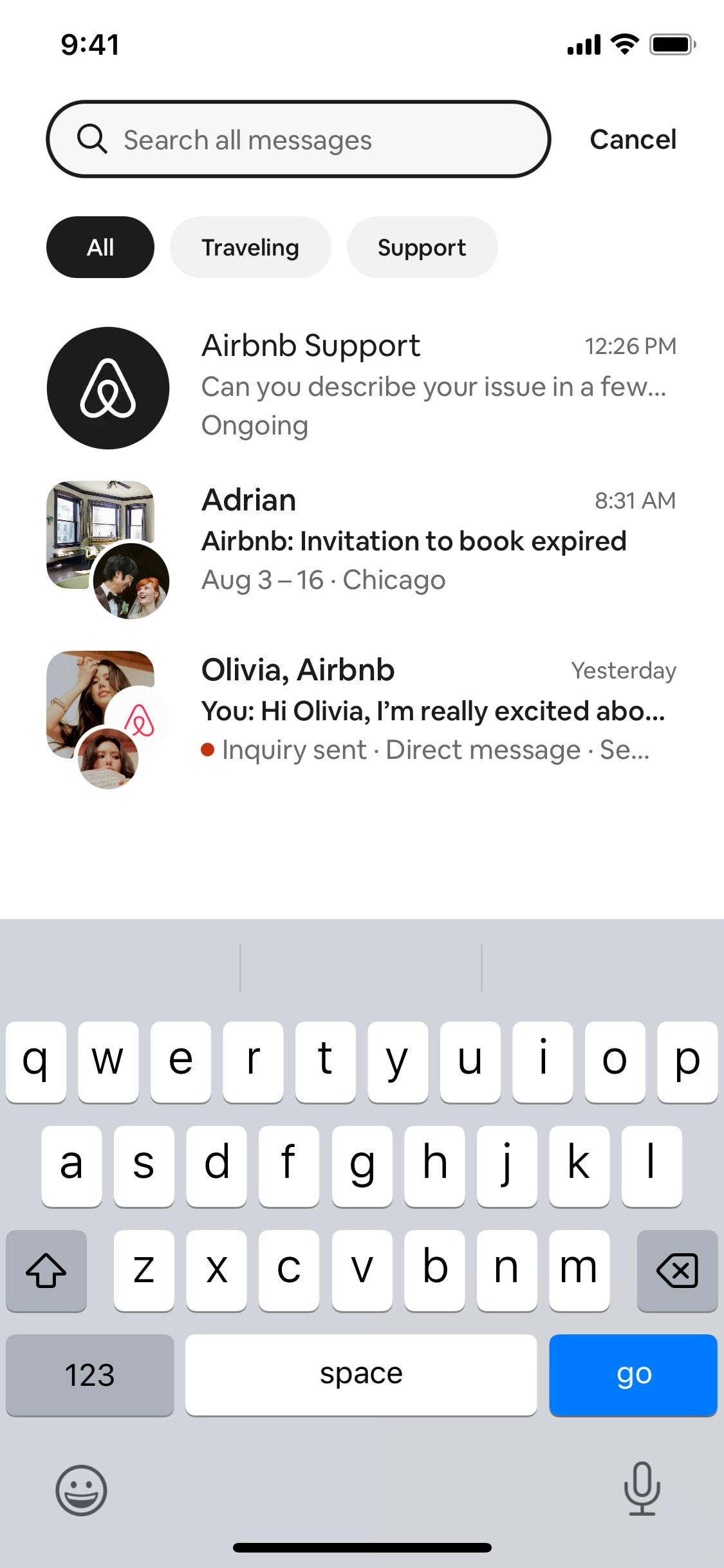 Airbnb iOS screen 435