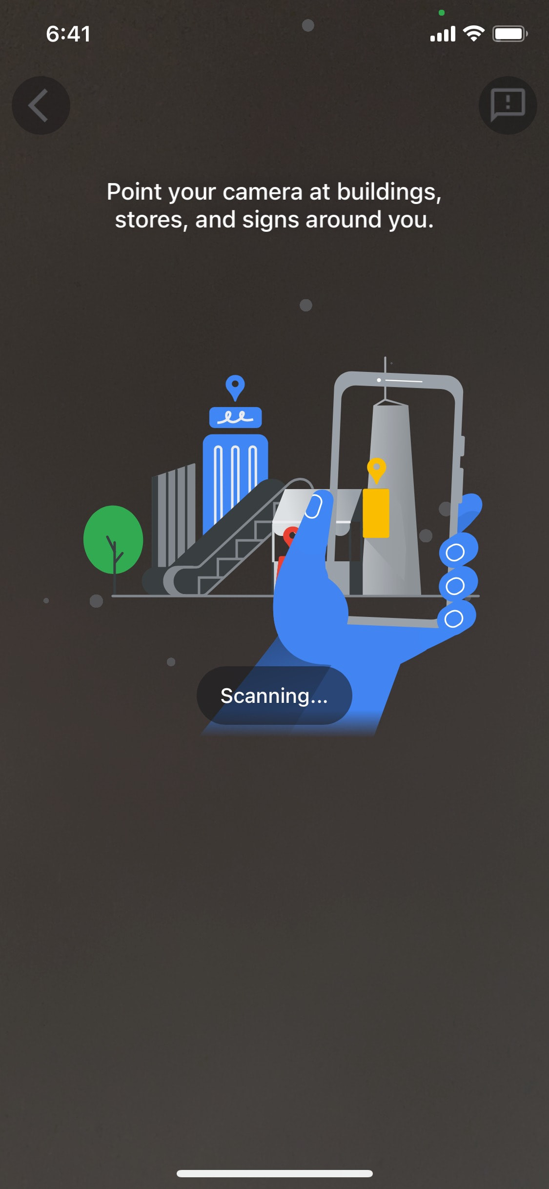 Google Maps iOS screen 459