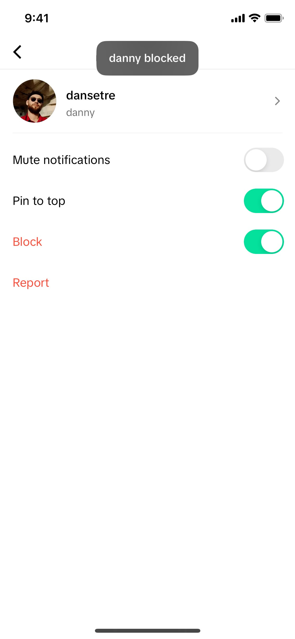 TikTok iOS screen 728