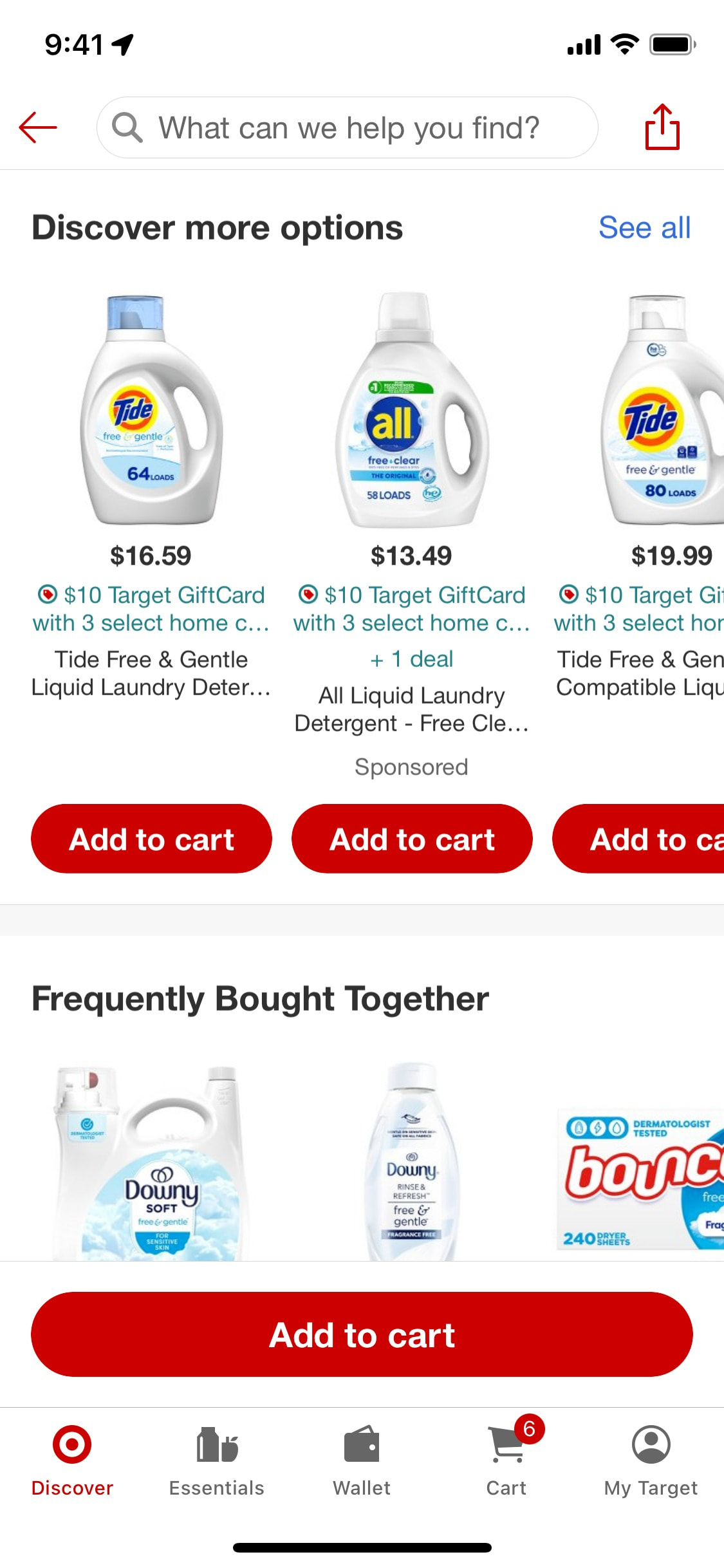 Target iOS screen 346