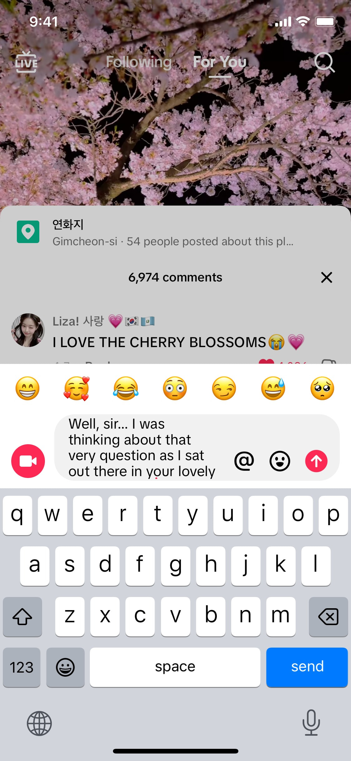 TikTok iOS screen 507