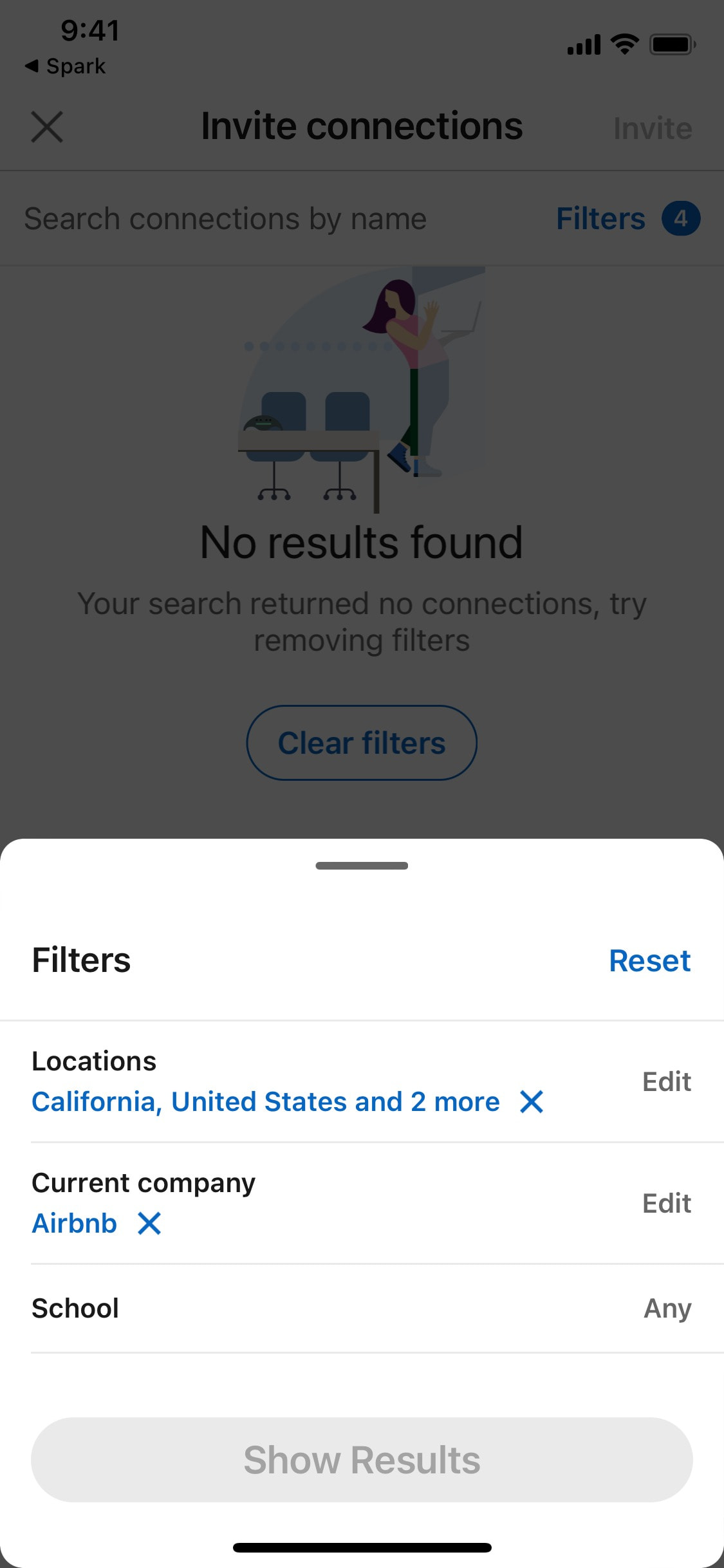 LinkedIn iOS screen 10