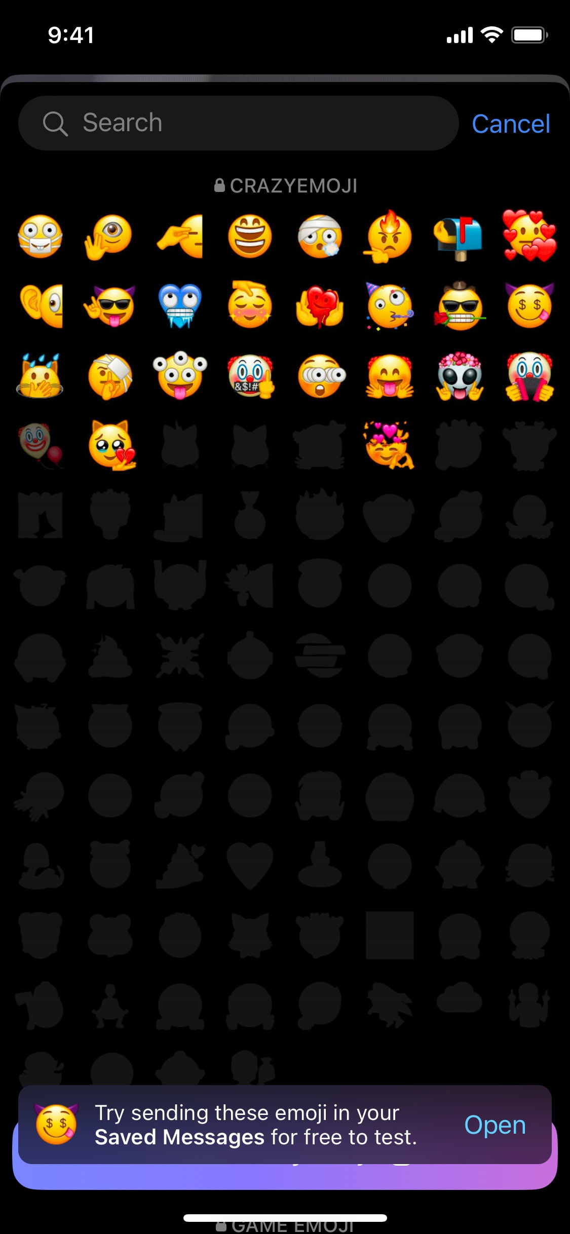 Telegram iOS screen 28