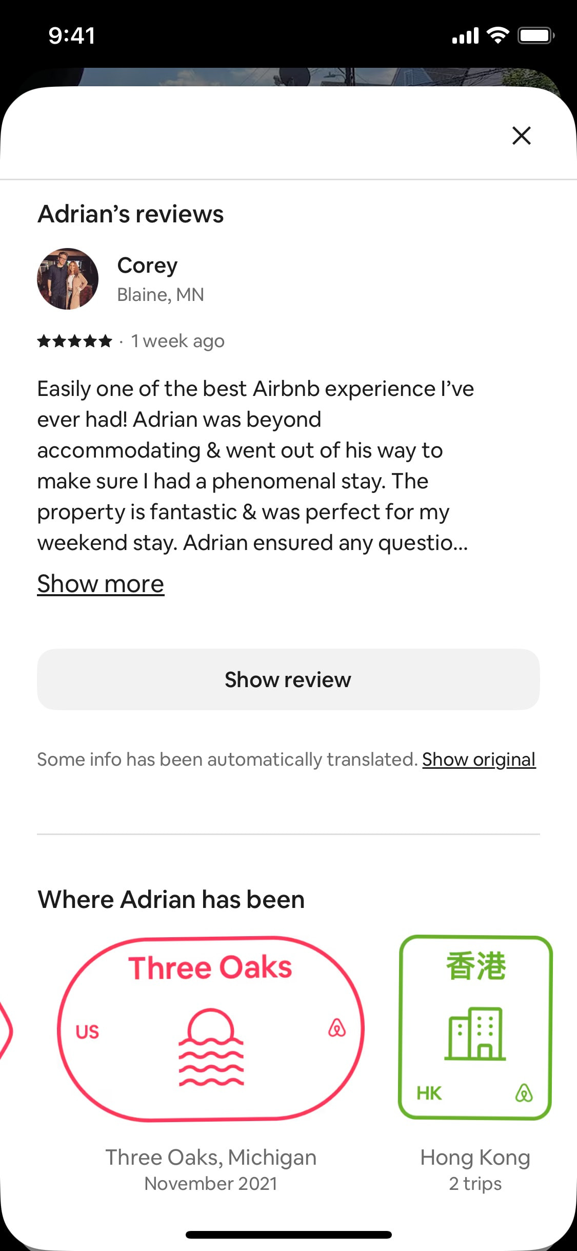 Airbnb iOS screen 148