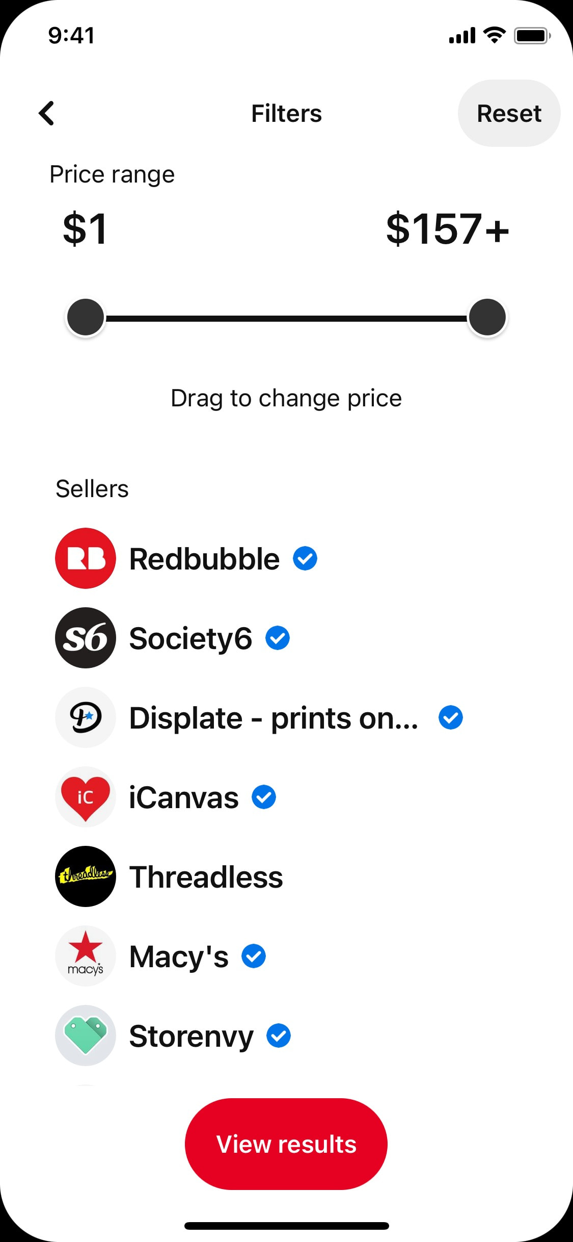 Pinterest iOS screen 252