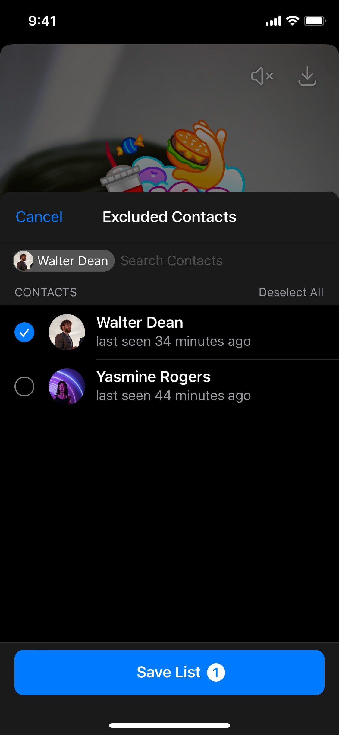 Telegram iOS screen 121