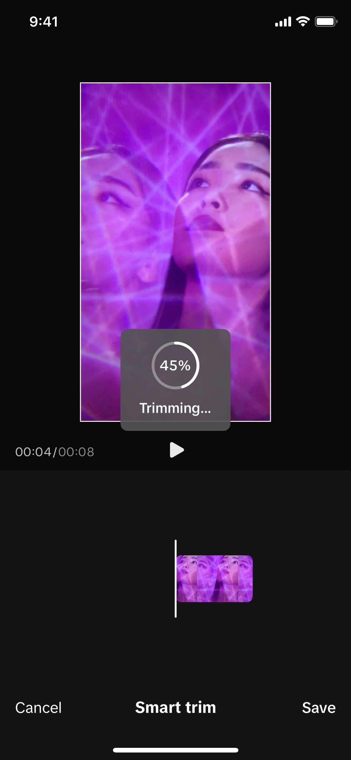 TikTok iOS screen 417