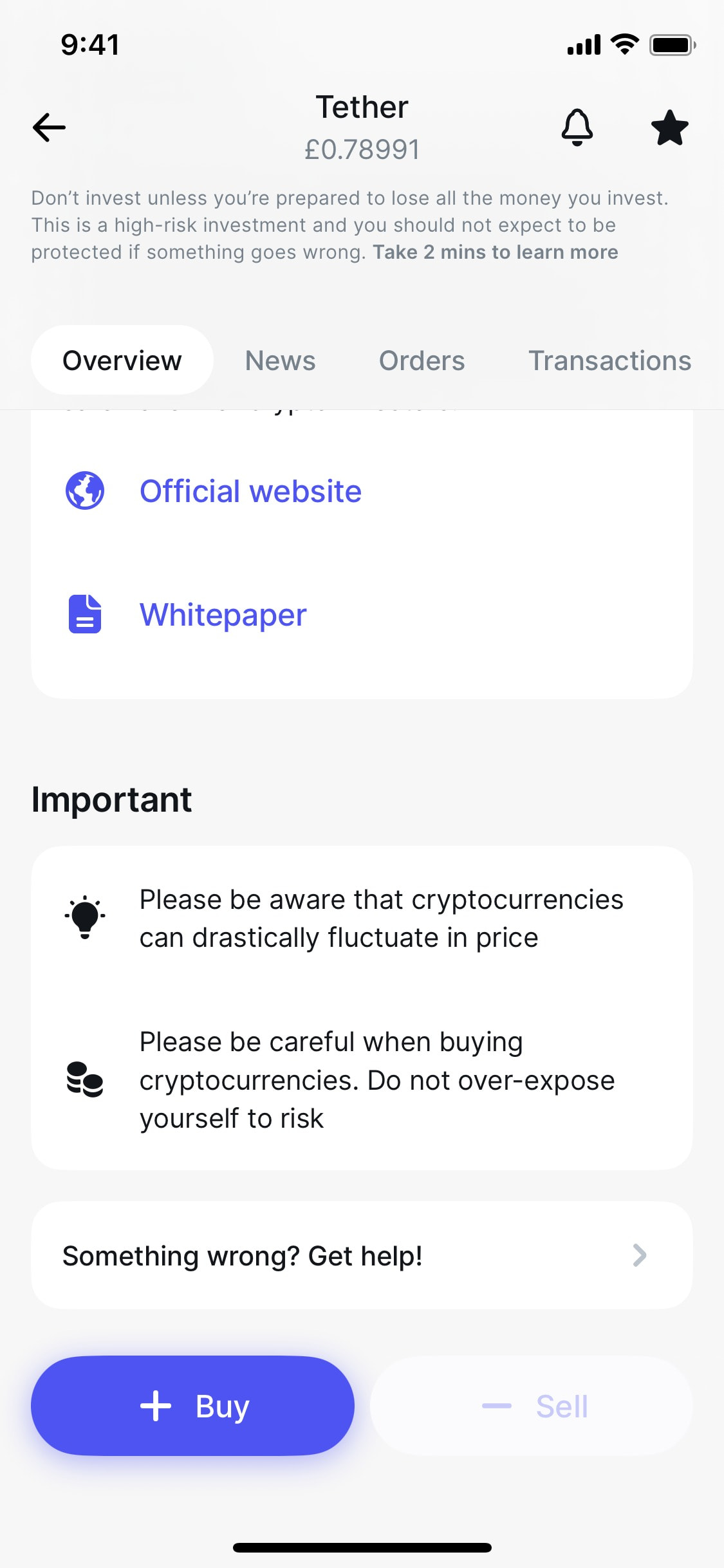 Revolut iOS screen 142