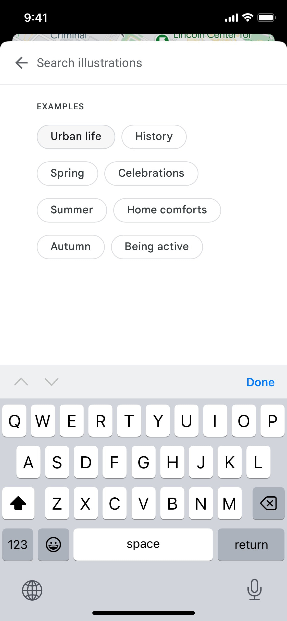 Google Maps iOS screen 438