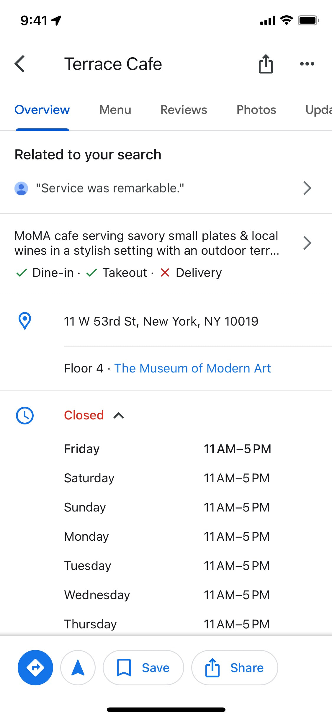Google Maps iOS screen 91