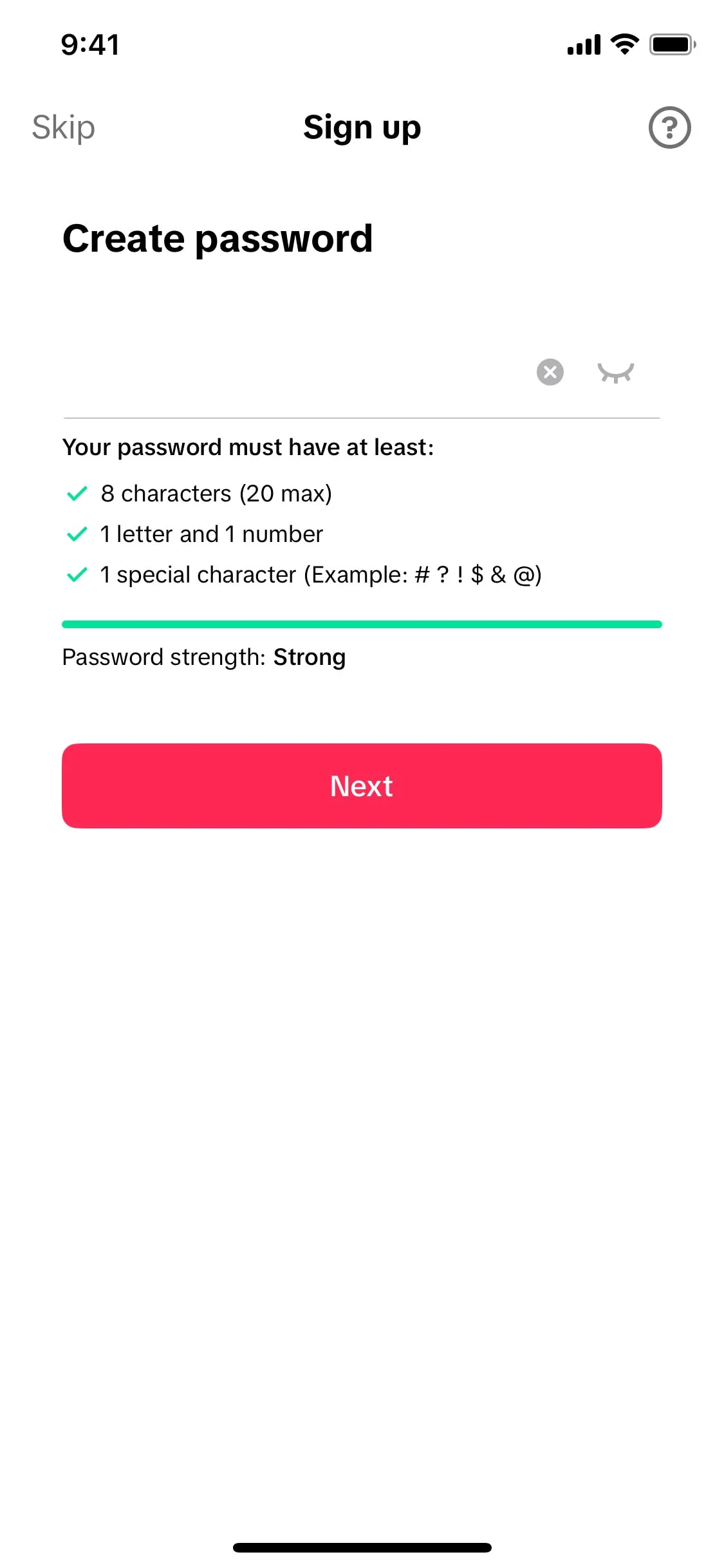 TikTok iOS screen 22